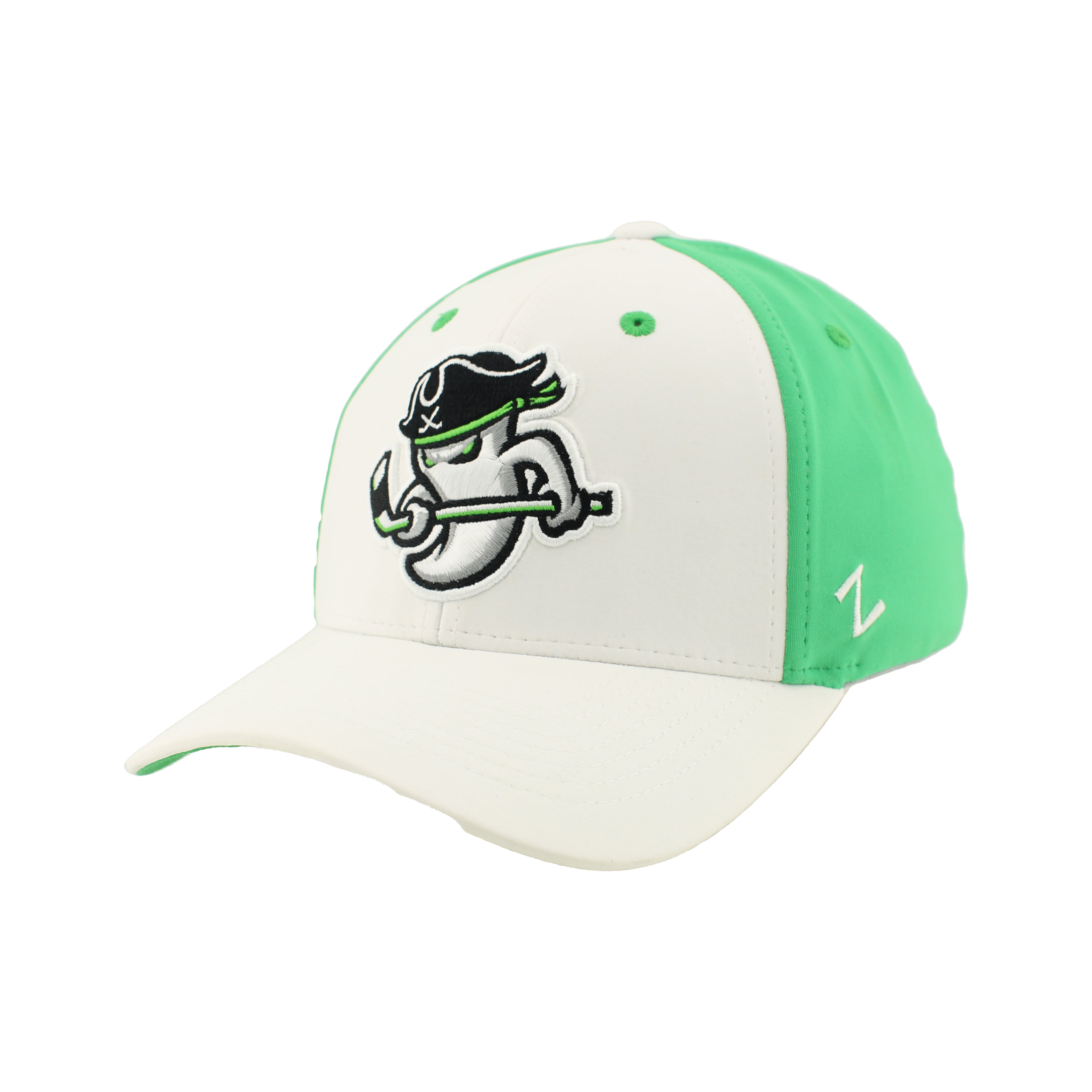 Savannah Ghost Pirates Hype White/Nuclear Green Hat