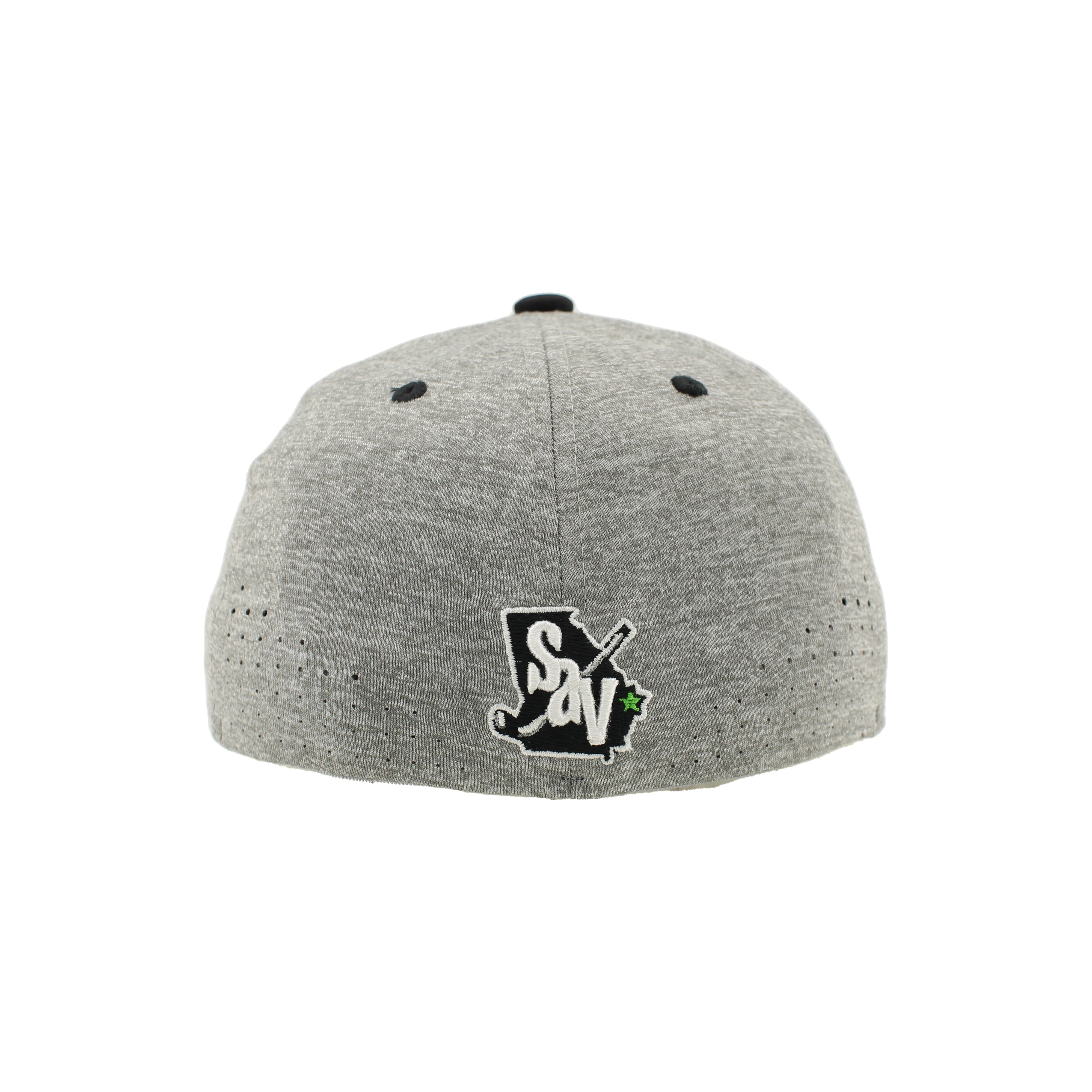 Savannah Ghost Pirates Action Black/Lt Heather Grey Hat