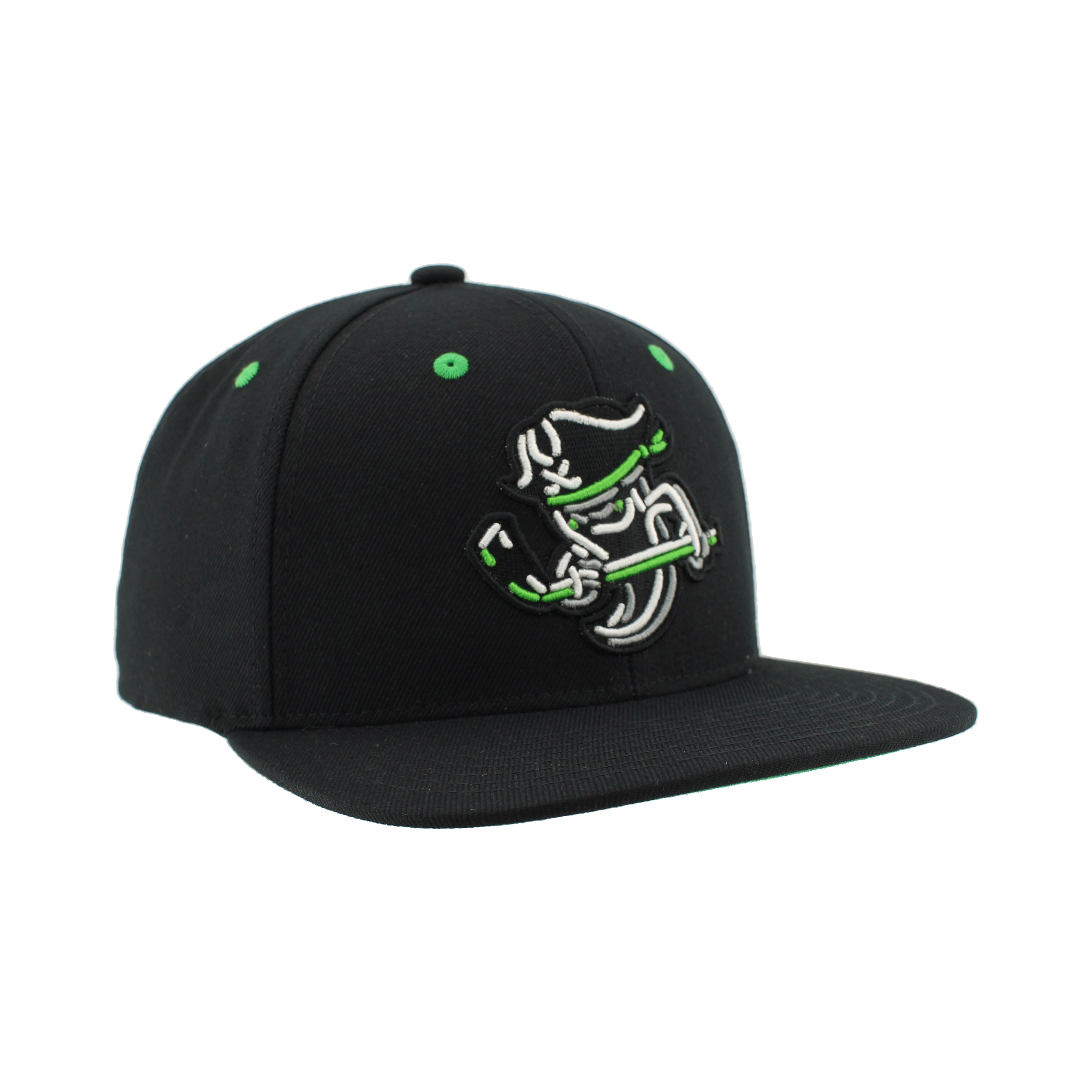 Savannah Ghost Pirates Z11 Black Openlate Hat