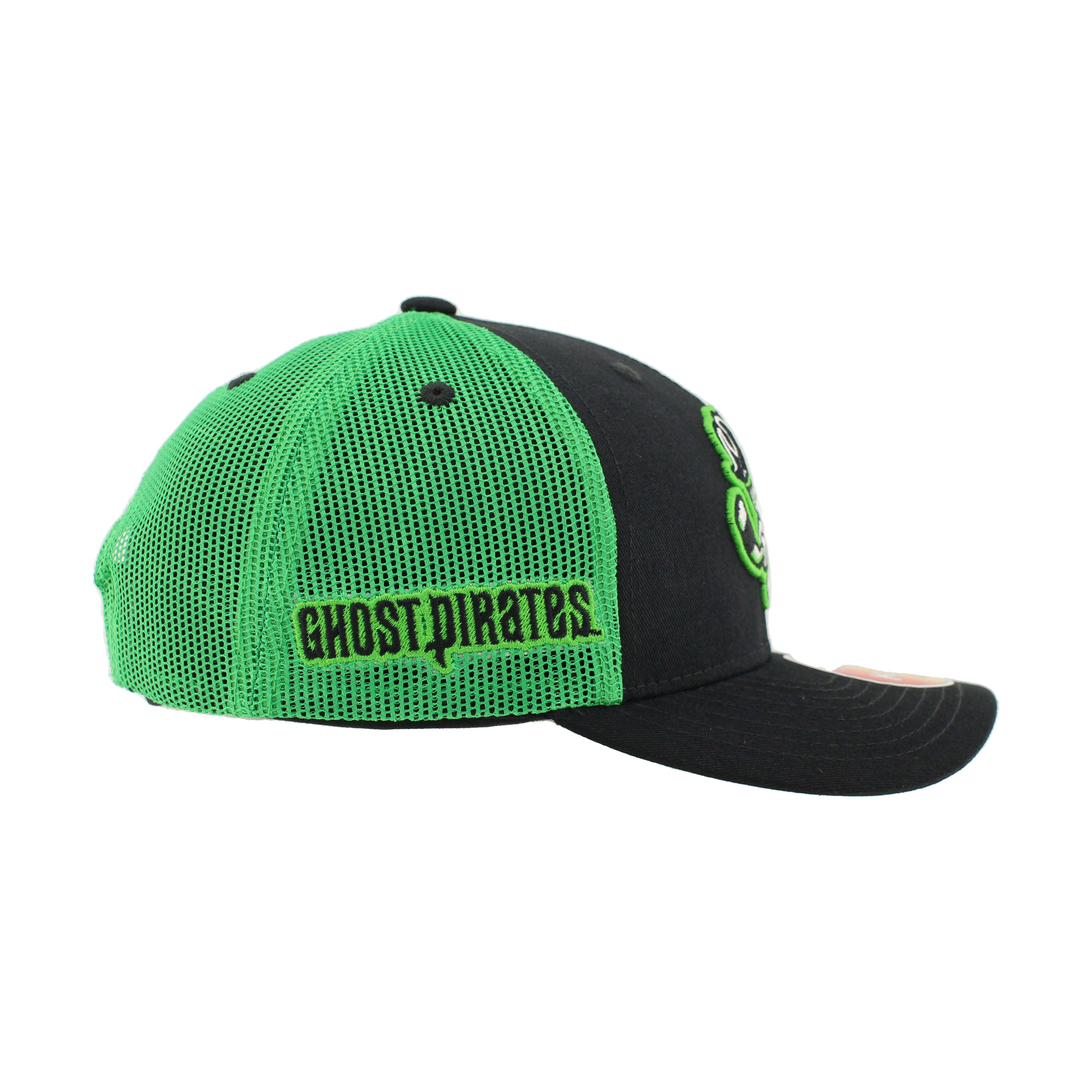 Savannah Ghost Pirates Dakota Youth Black/Nuc Green Hat