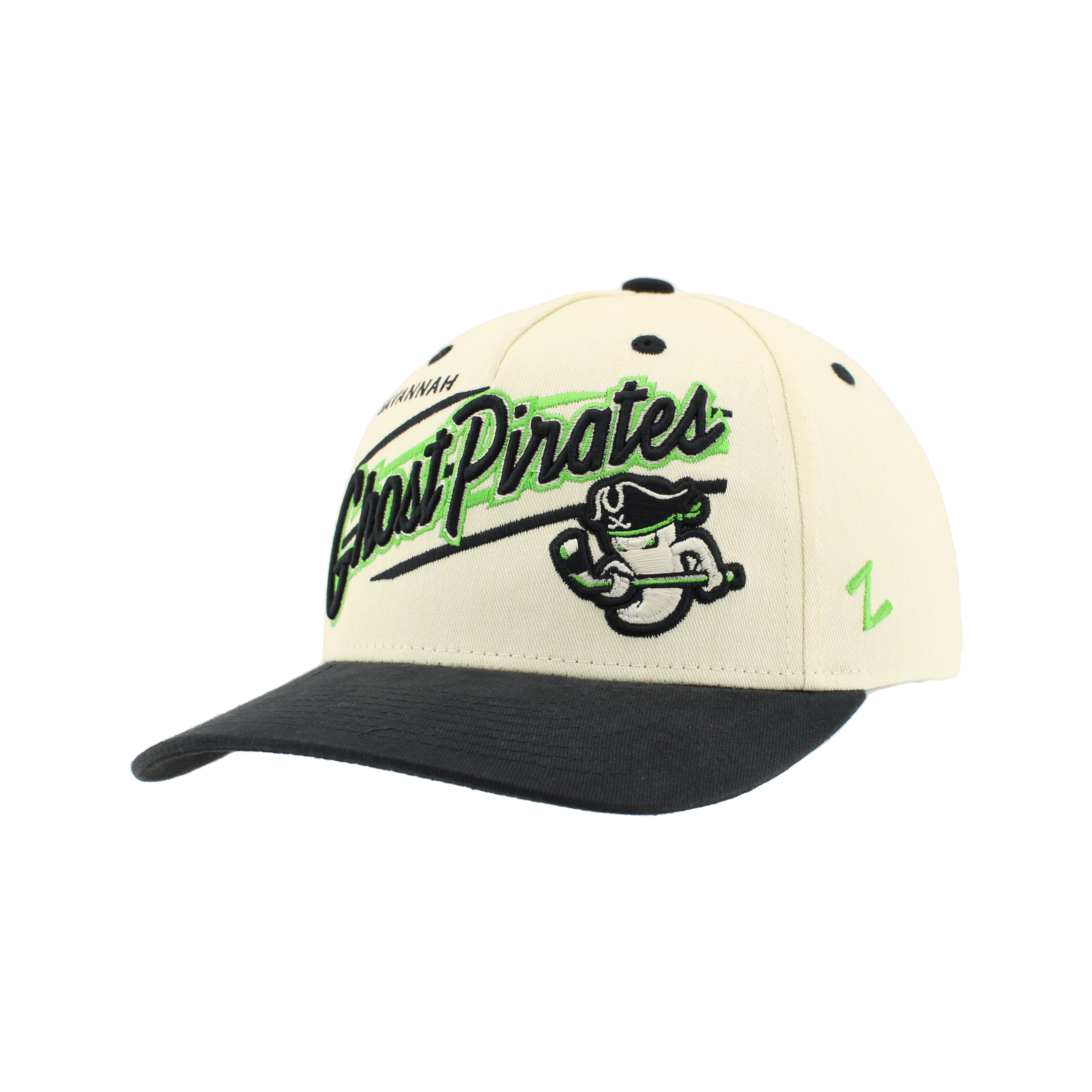 Savannah Ghost Pirates Zephyr Ivory Marquee Snapback
