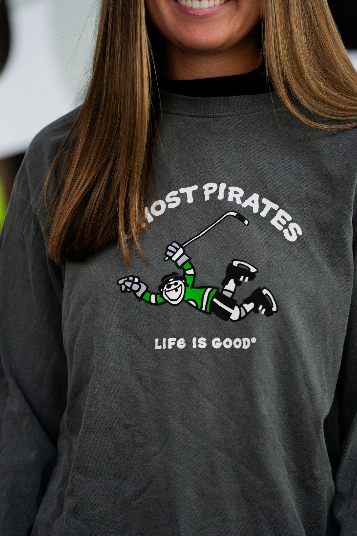 Ghost Pirates Life is Good Long Sleeve T-Shirt
