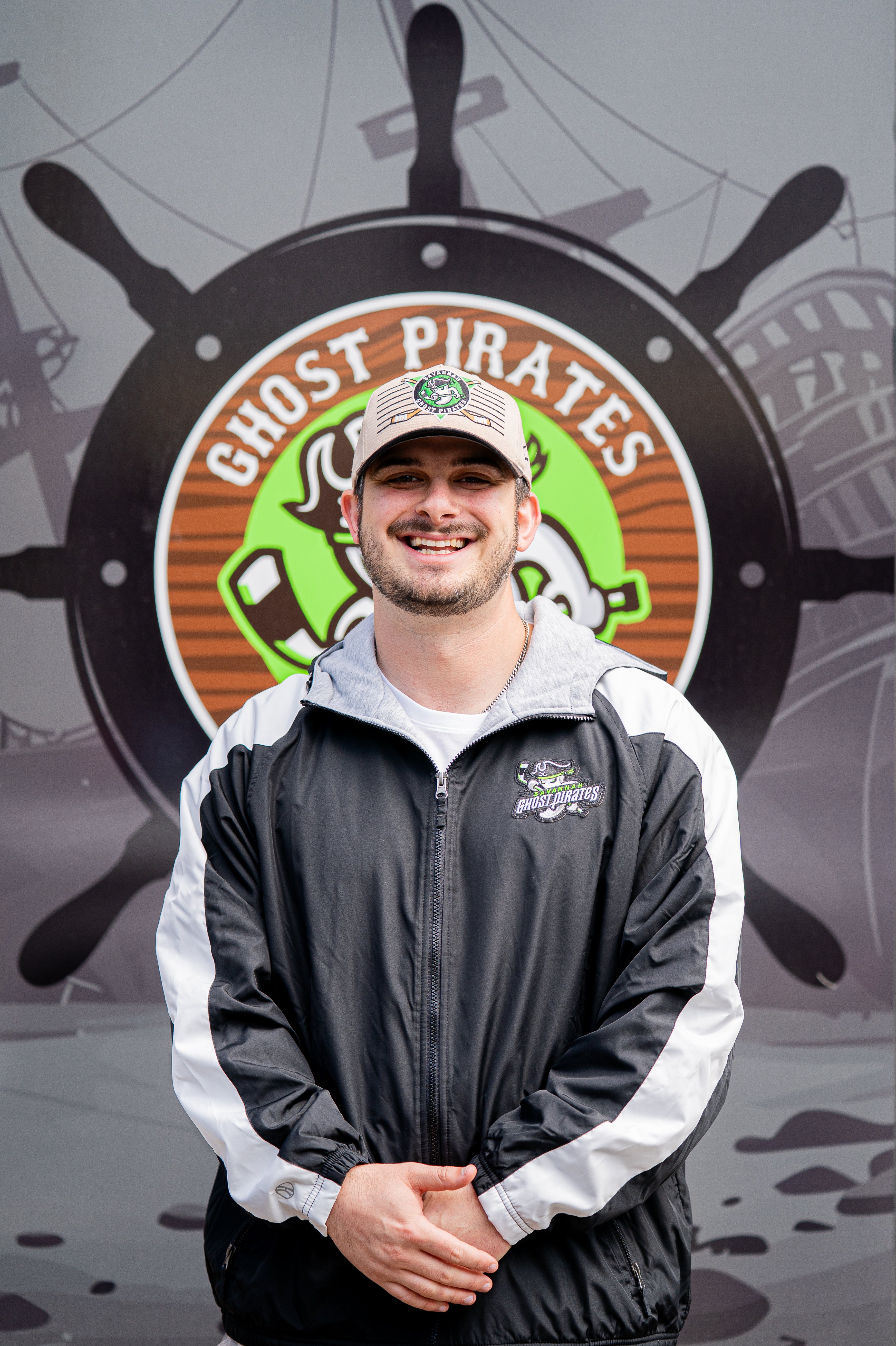 Ghost Pirates Blk/Wht Holloway Homefield Hooded Jacket