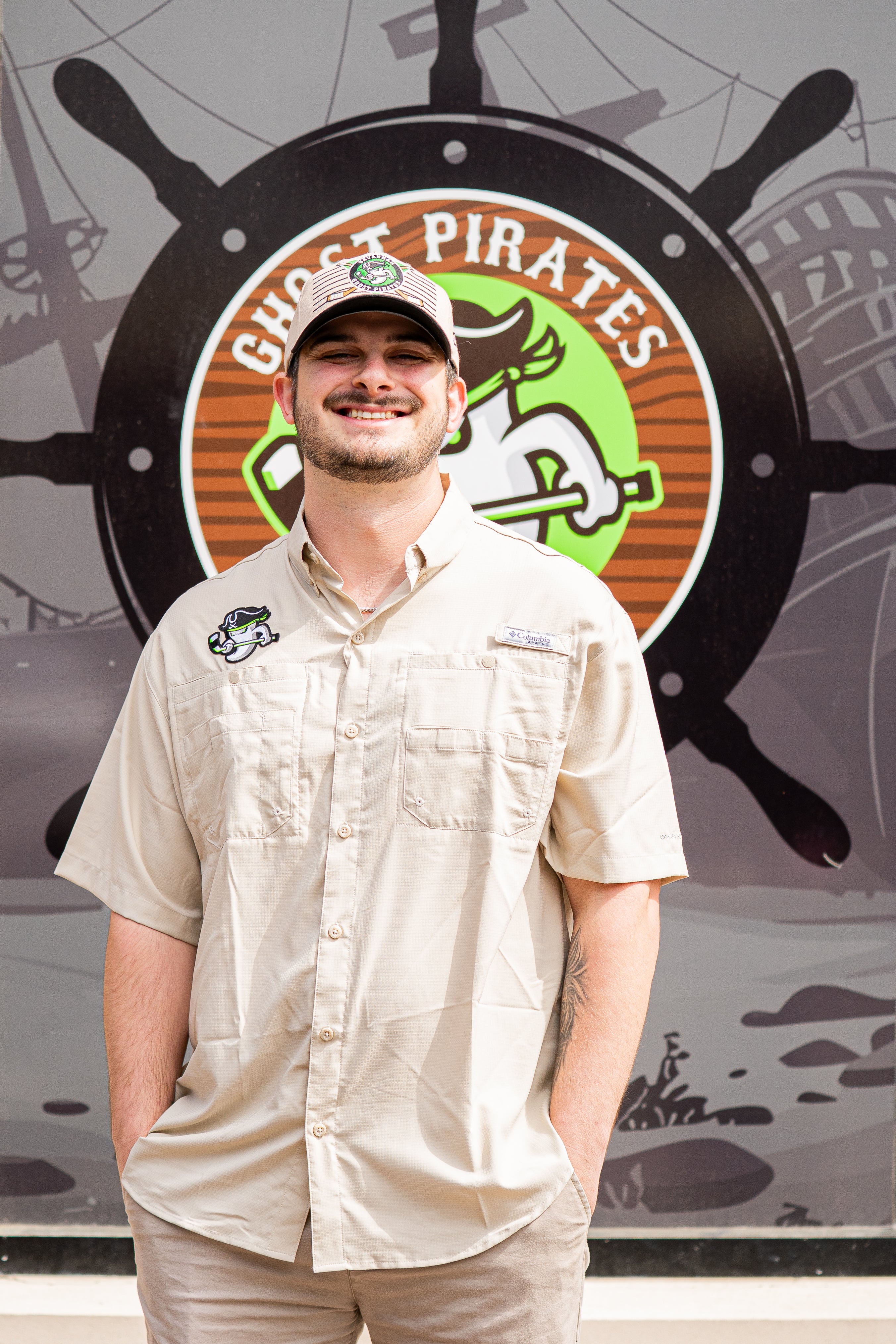 Ghost Pirates Fossil Columbia PFG Tamiami II Short Sleeve Shirt