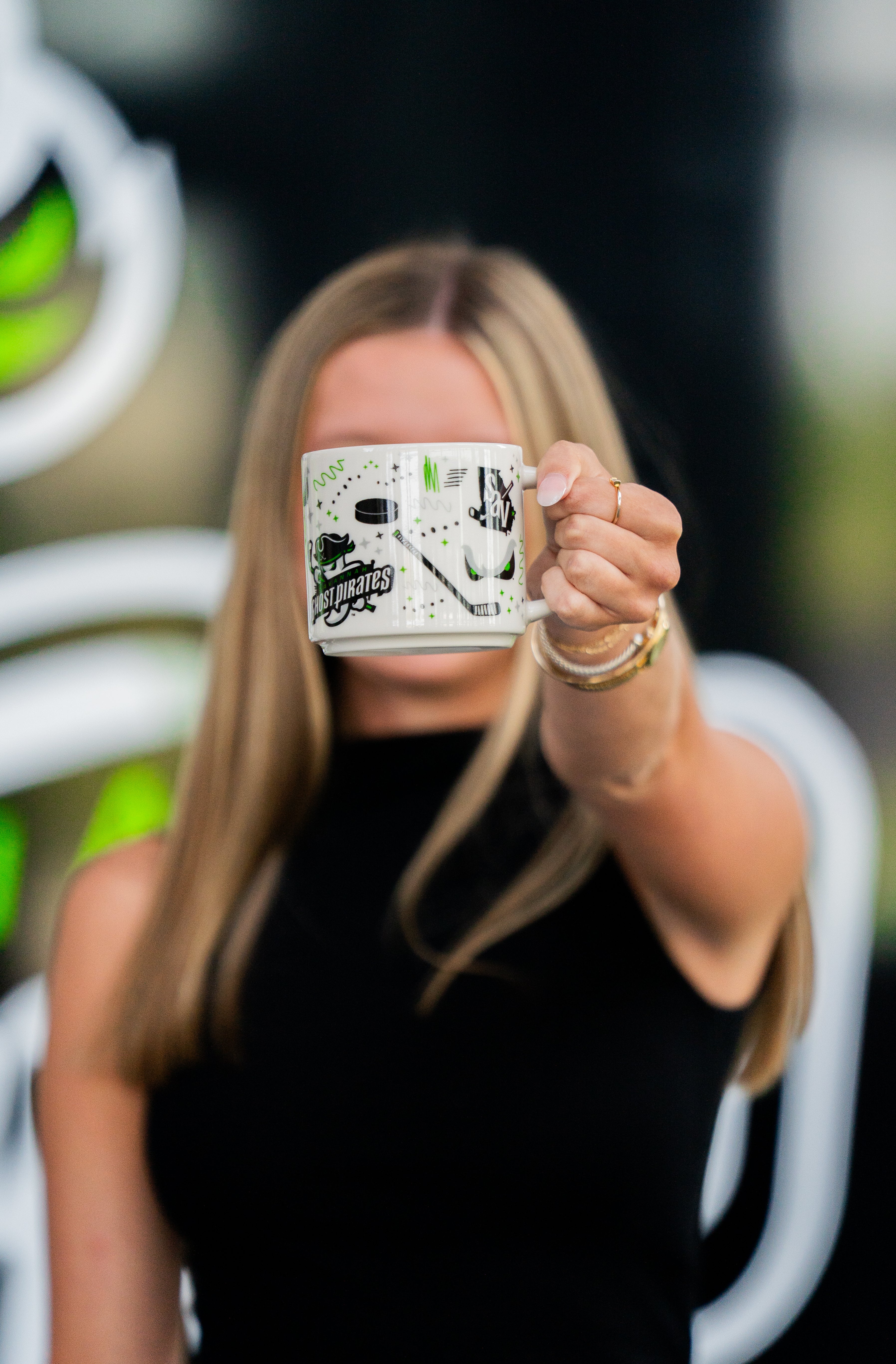 Savannah Ghost Pirates Cityscape 2-Tone Ceramic Coffee Mug
