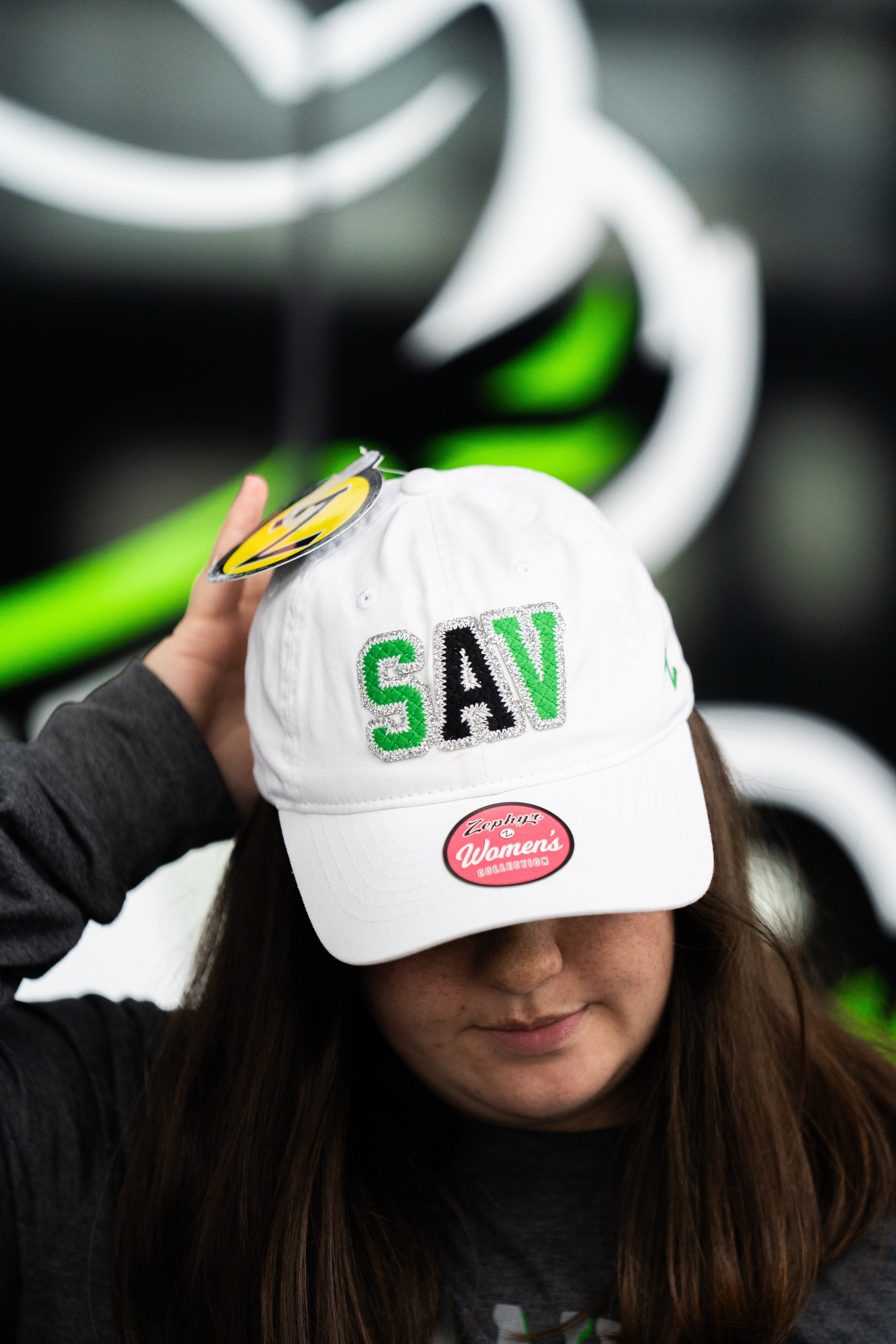 Savannah Ghost Pirates Girlfriend White Zeal CTN Hat