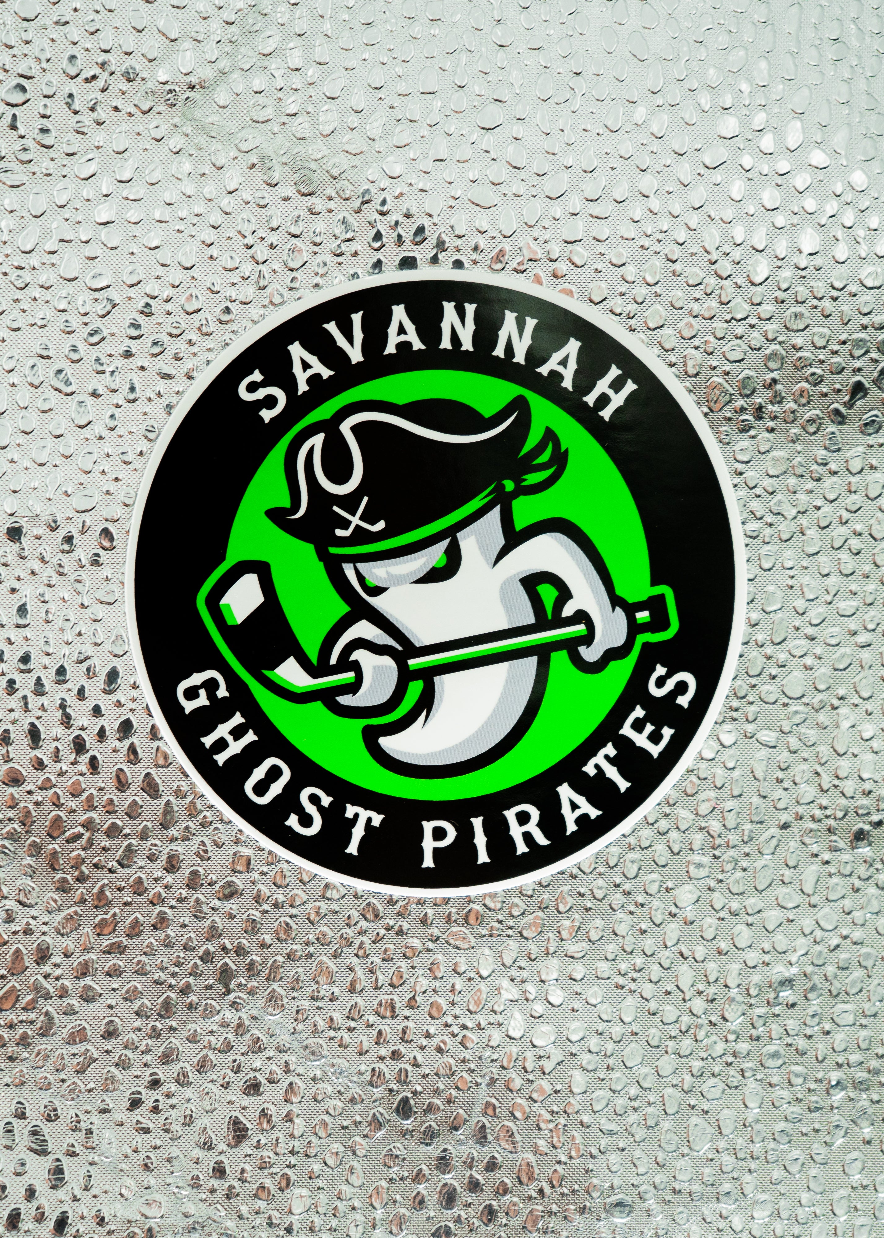 Savannah Ghost Pirates Circle Logo Sticker