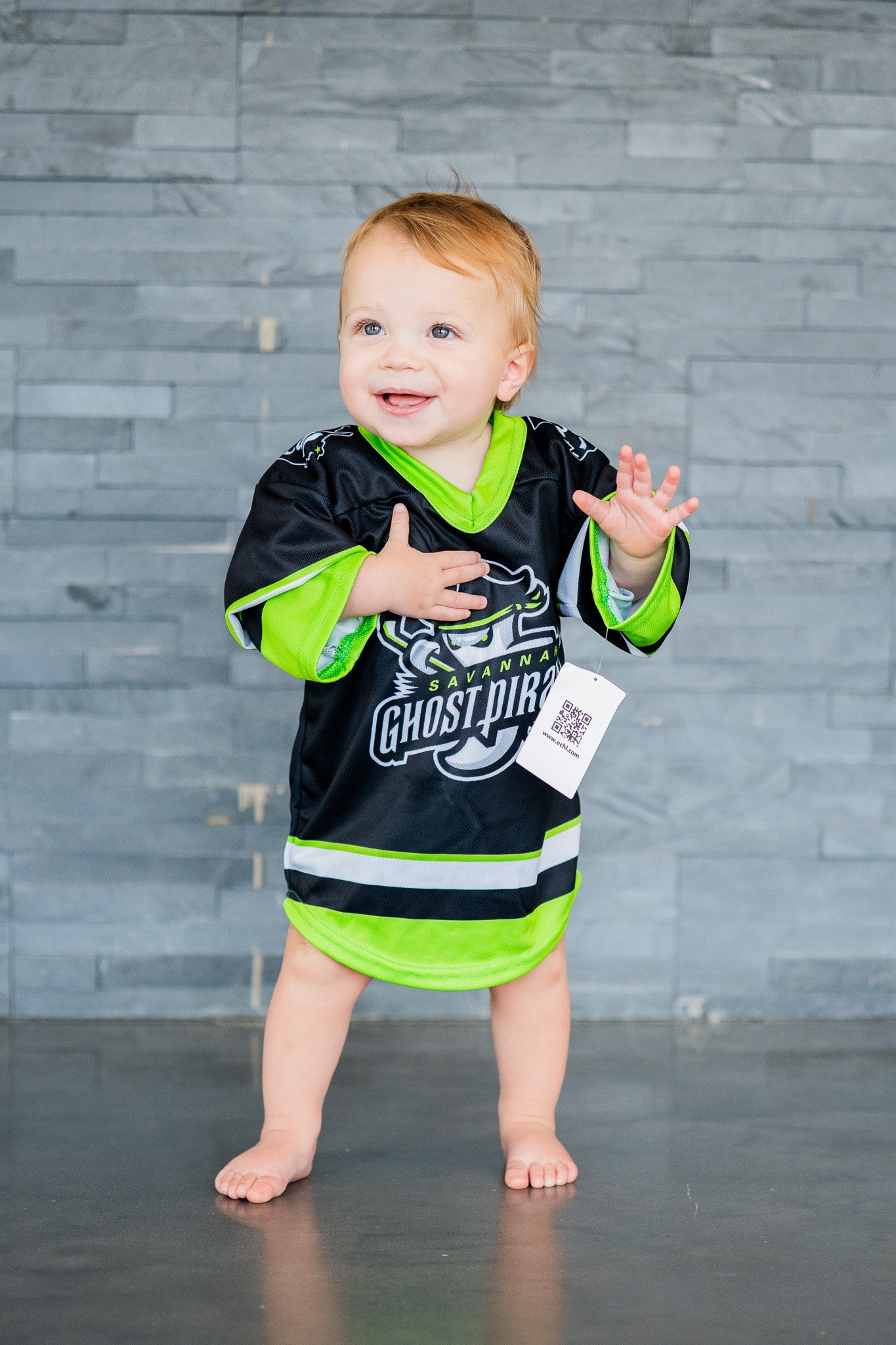 Savannah Ghost Pirates Toddler Black Jersey