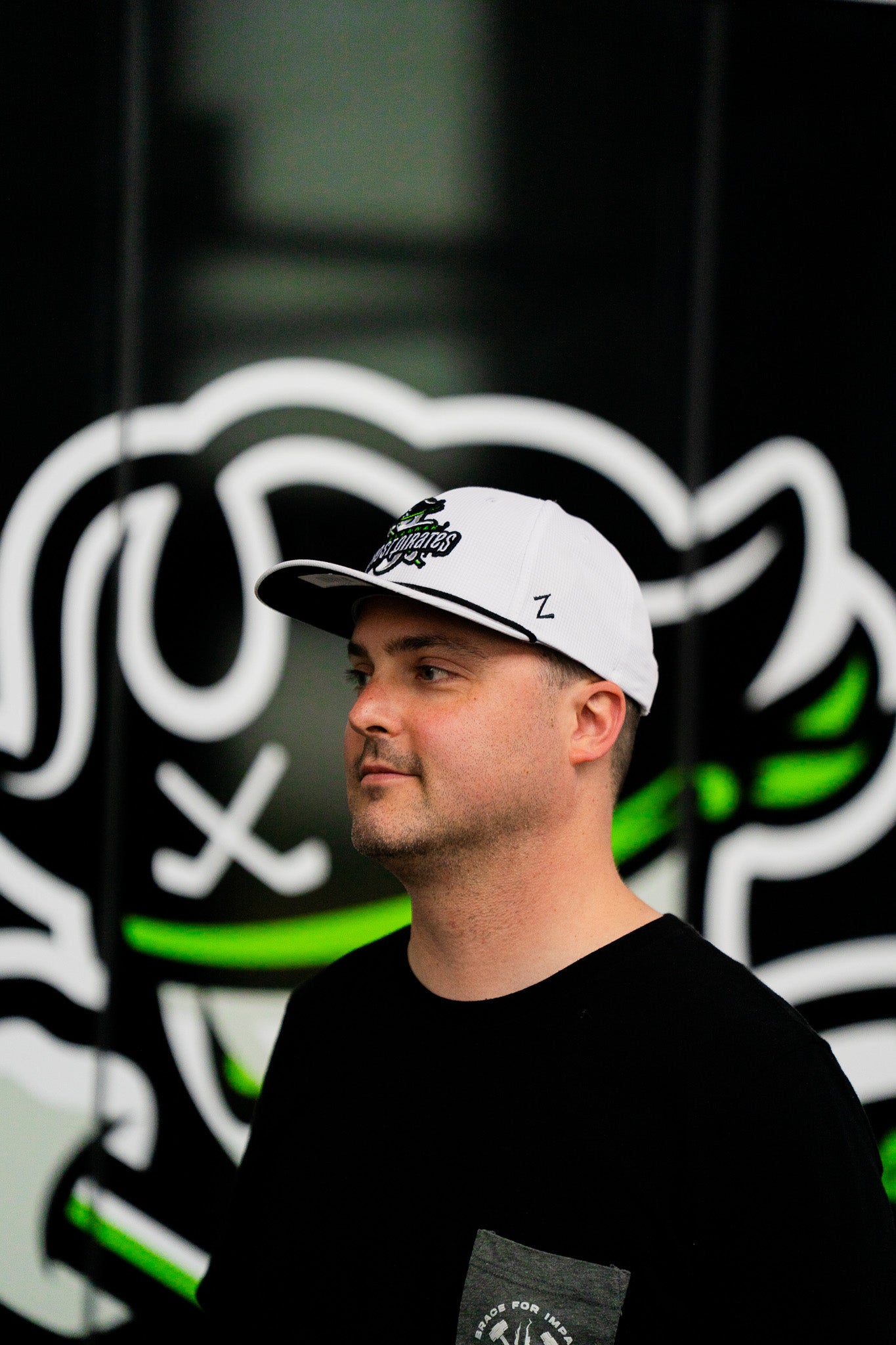Savannah Ghost Pirates Zephyr White Backspin Snapback