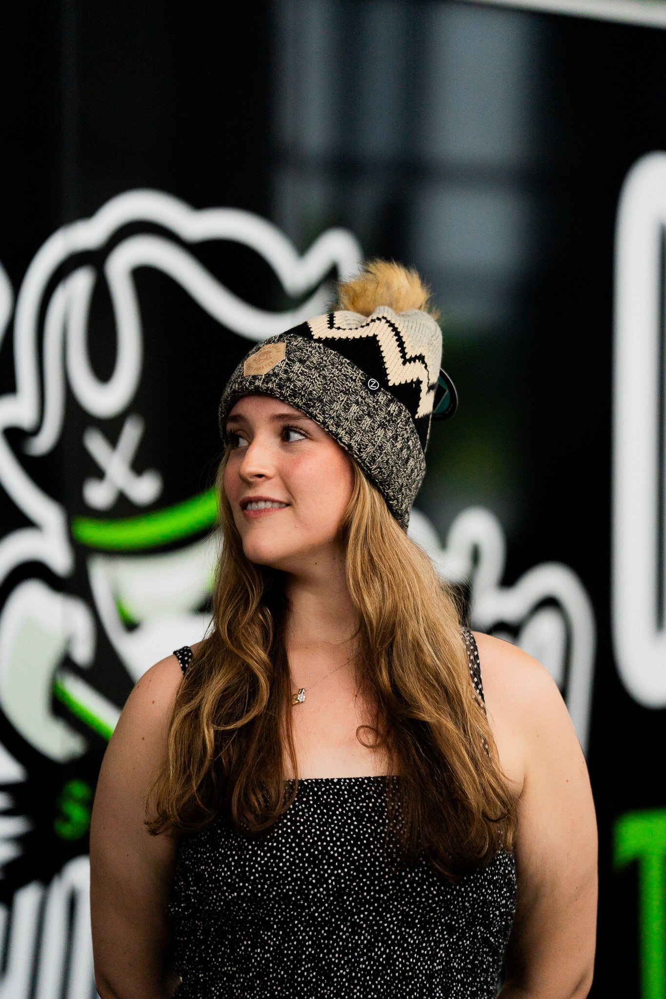 Savannah Ghost Pirates Zephyr Blk/Stone/Lt. Gray Minx Beanie