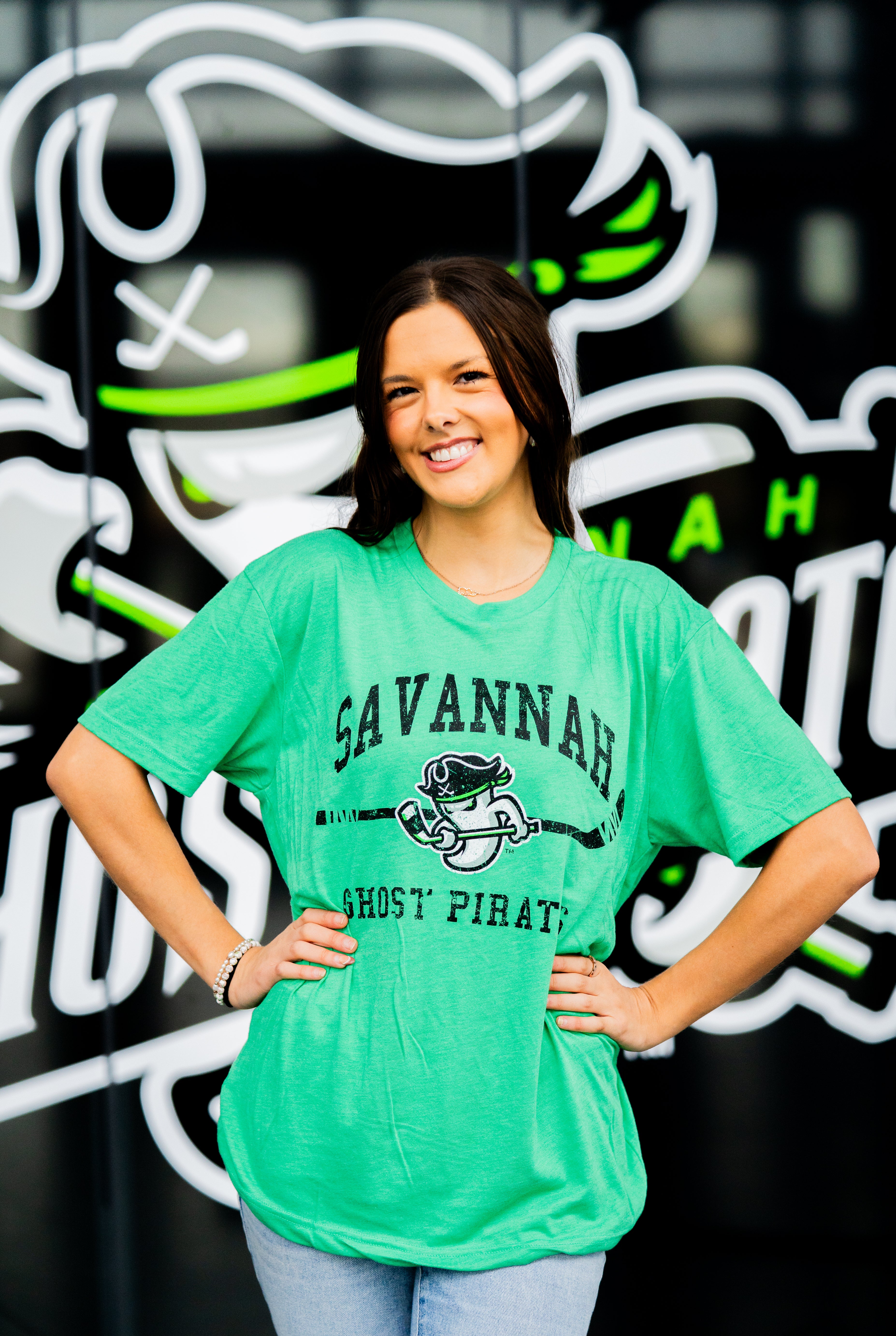 Savannah Ghost Pirates Arch Stick Tee