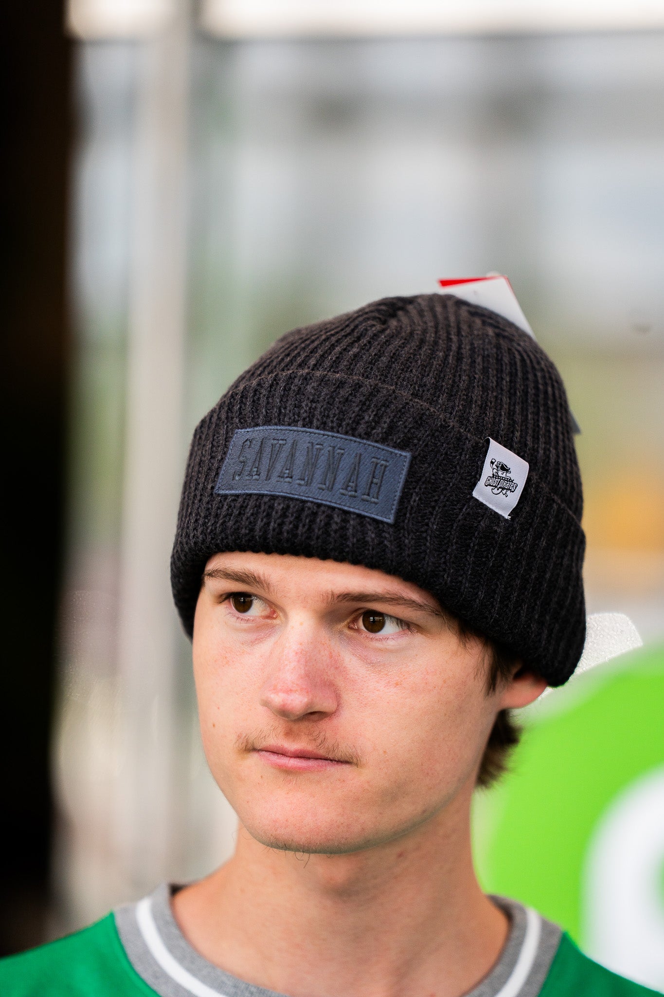 Ghost Pirates CCM Grey High Cuffed Beanie