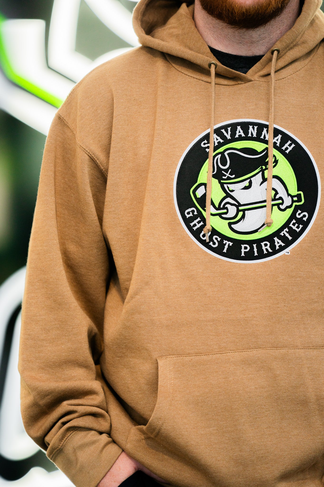 Ghost Pirates Russet Senior Mascot Hoodie