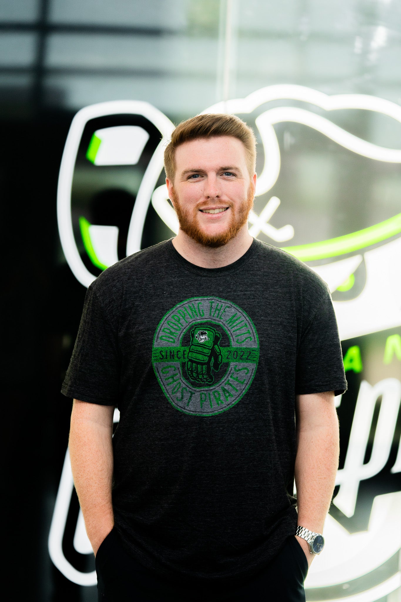 Ghost Pirates Black Dropping the Mitts T-Shirt