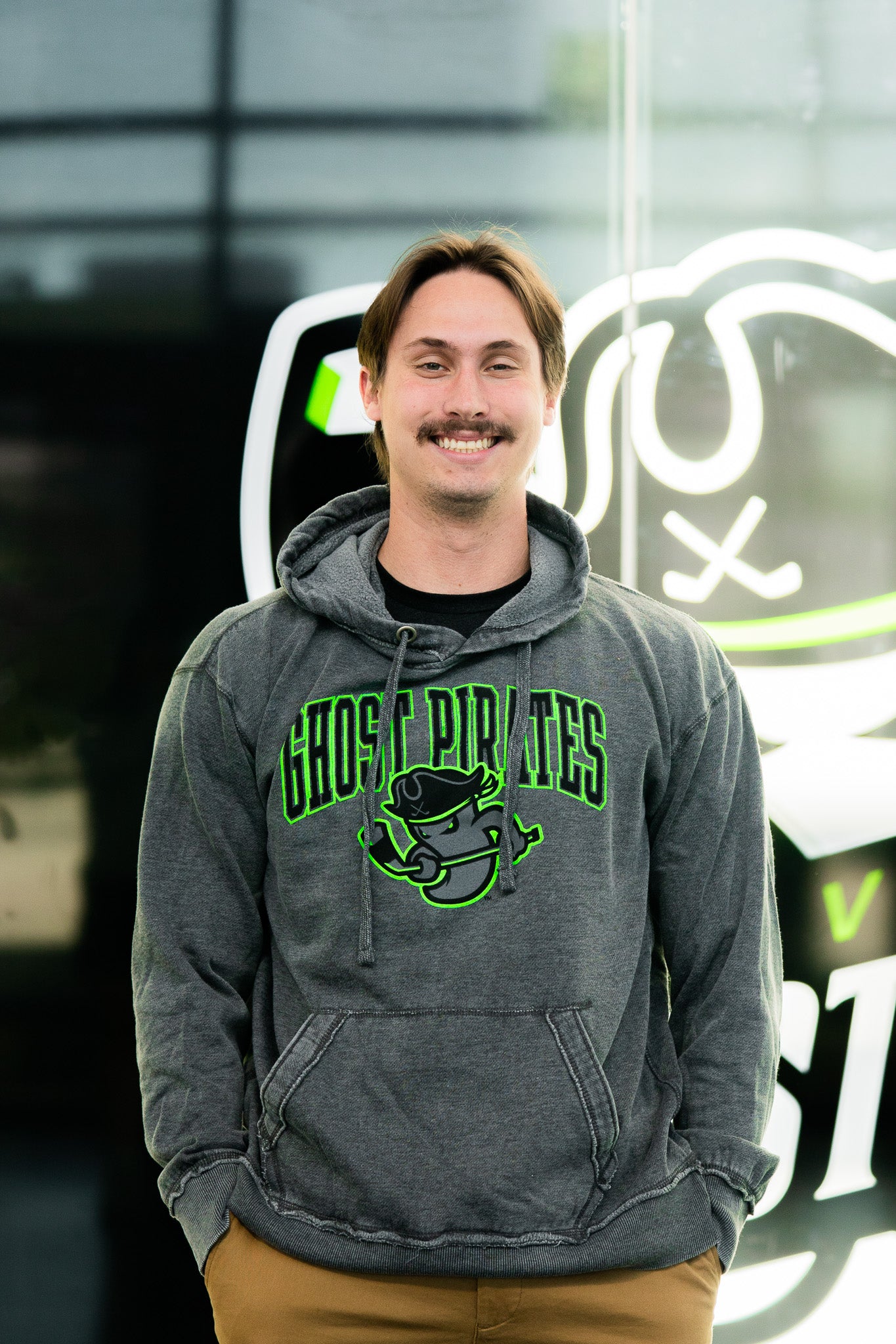 Ghost Pirates Charcoal Guardwall Hoodie