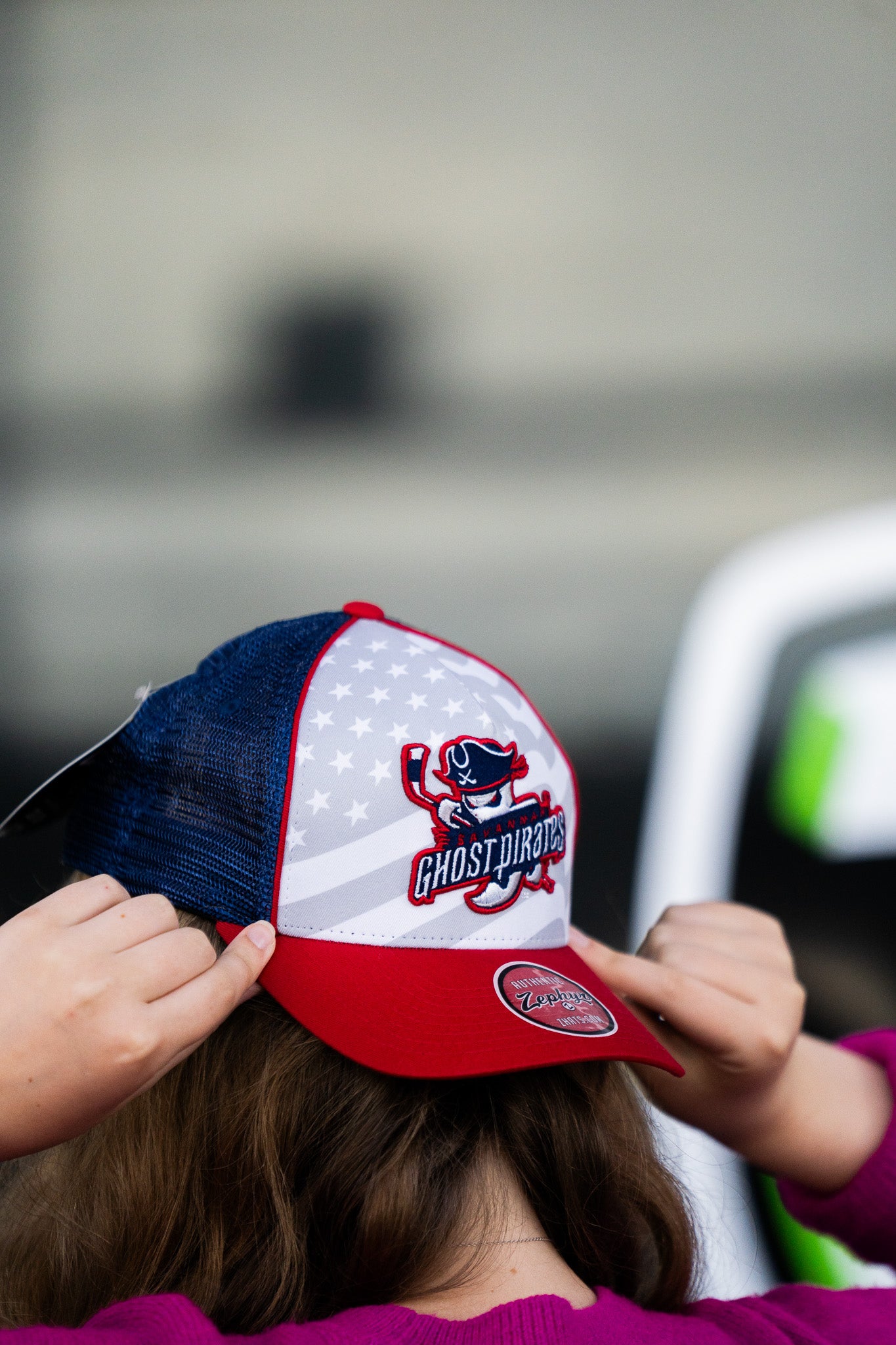 Savannah Ghost Pirates Stamina Patriotic Hat