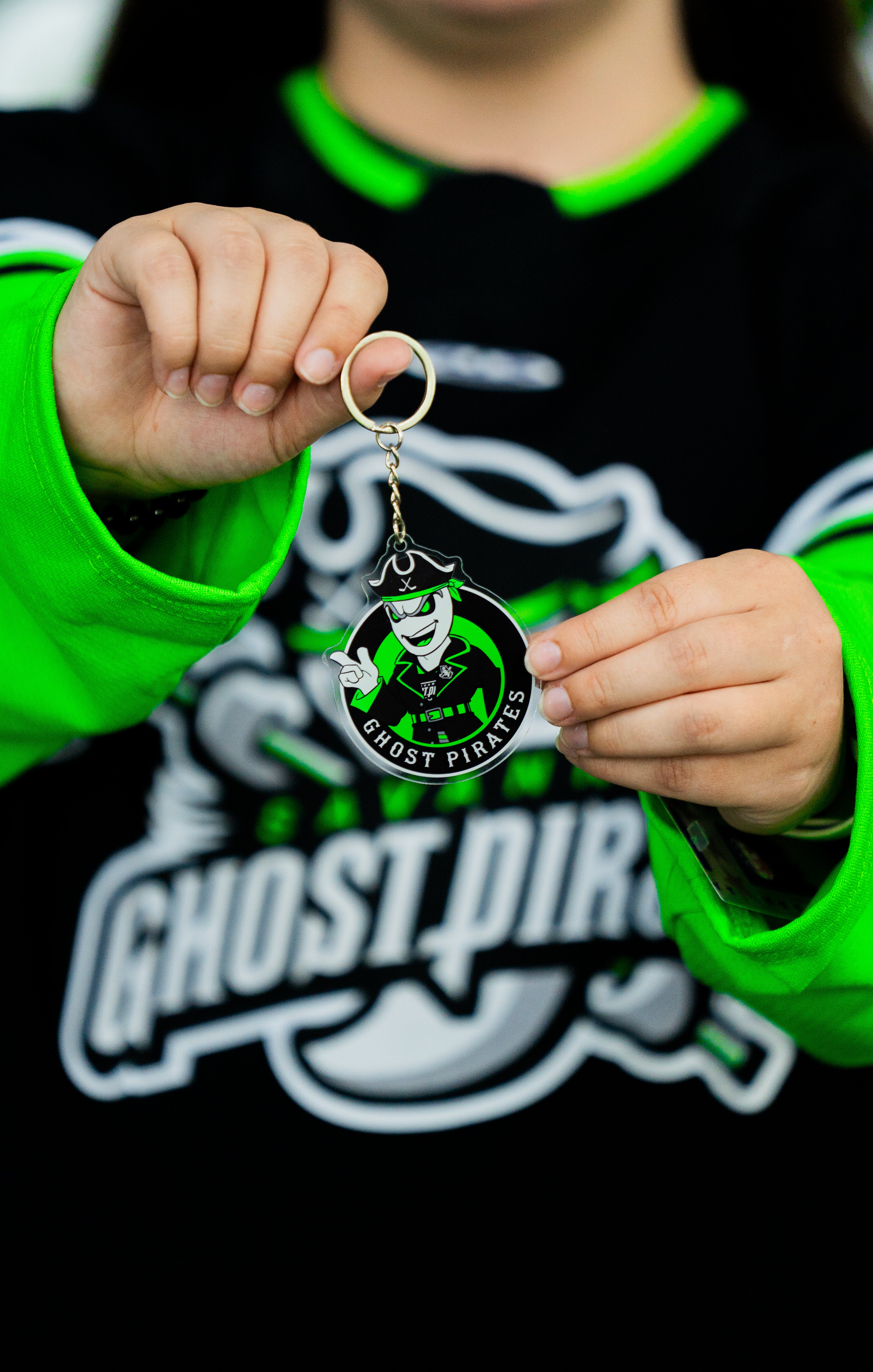 Savannah Ghost Pirates Acrylic Davy Keychain