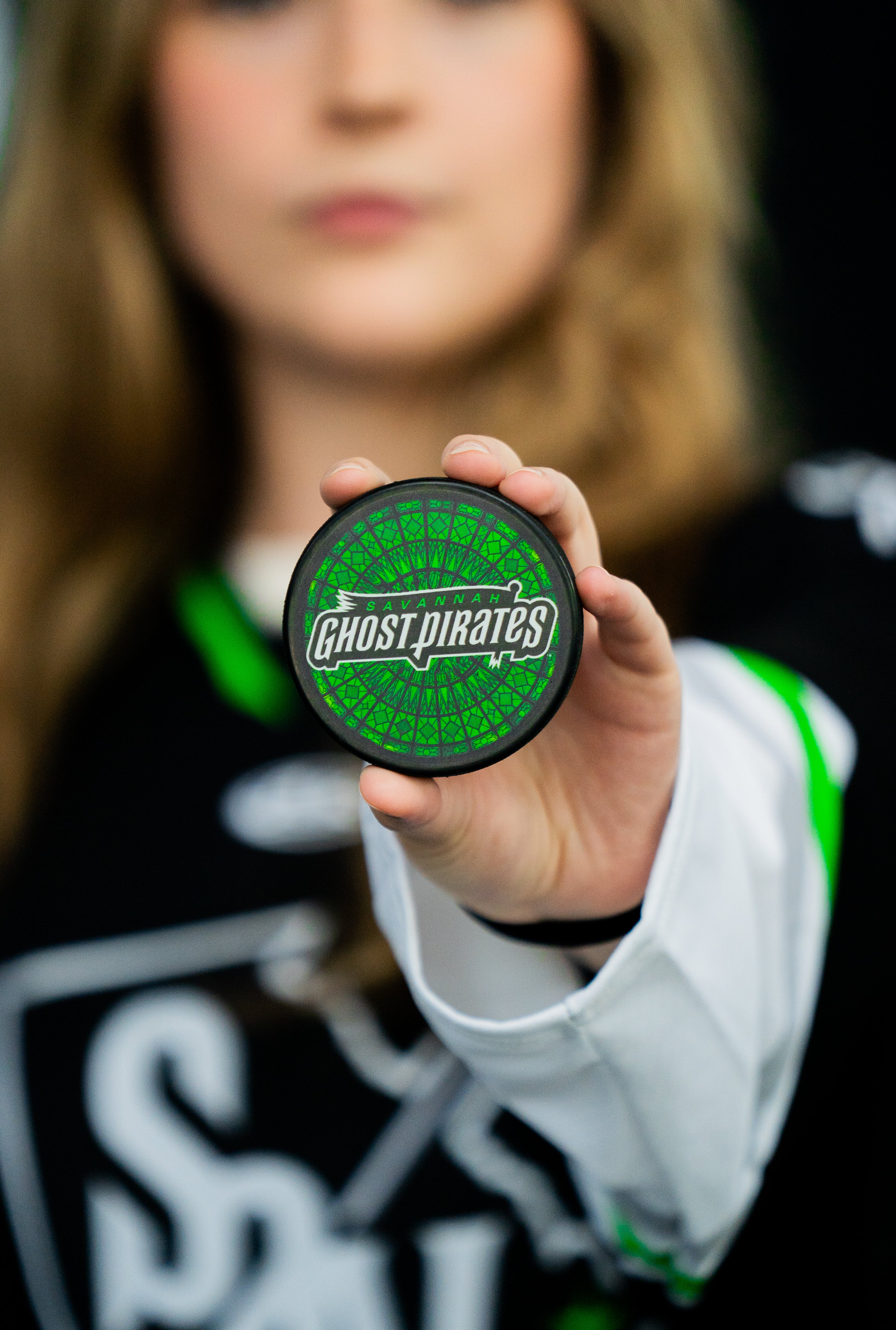 Ghost Pirates Puck - Stained Glass