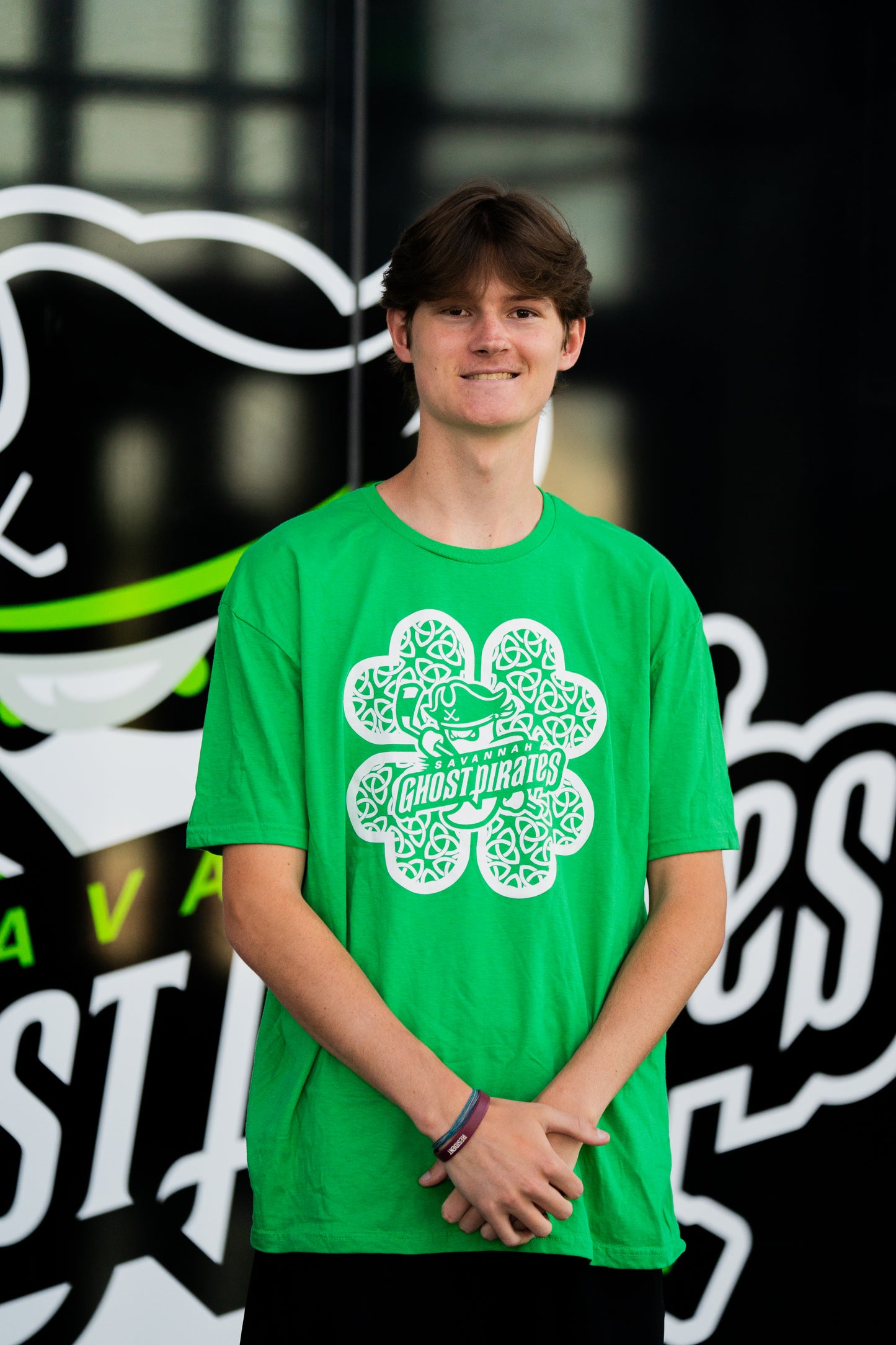 Ghost Pirates 32 Degrees St. Patrick's Green 4 Leaf Clover T-shirt