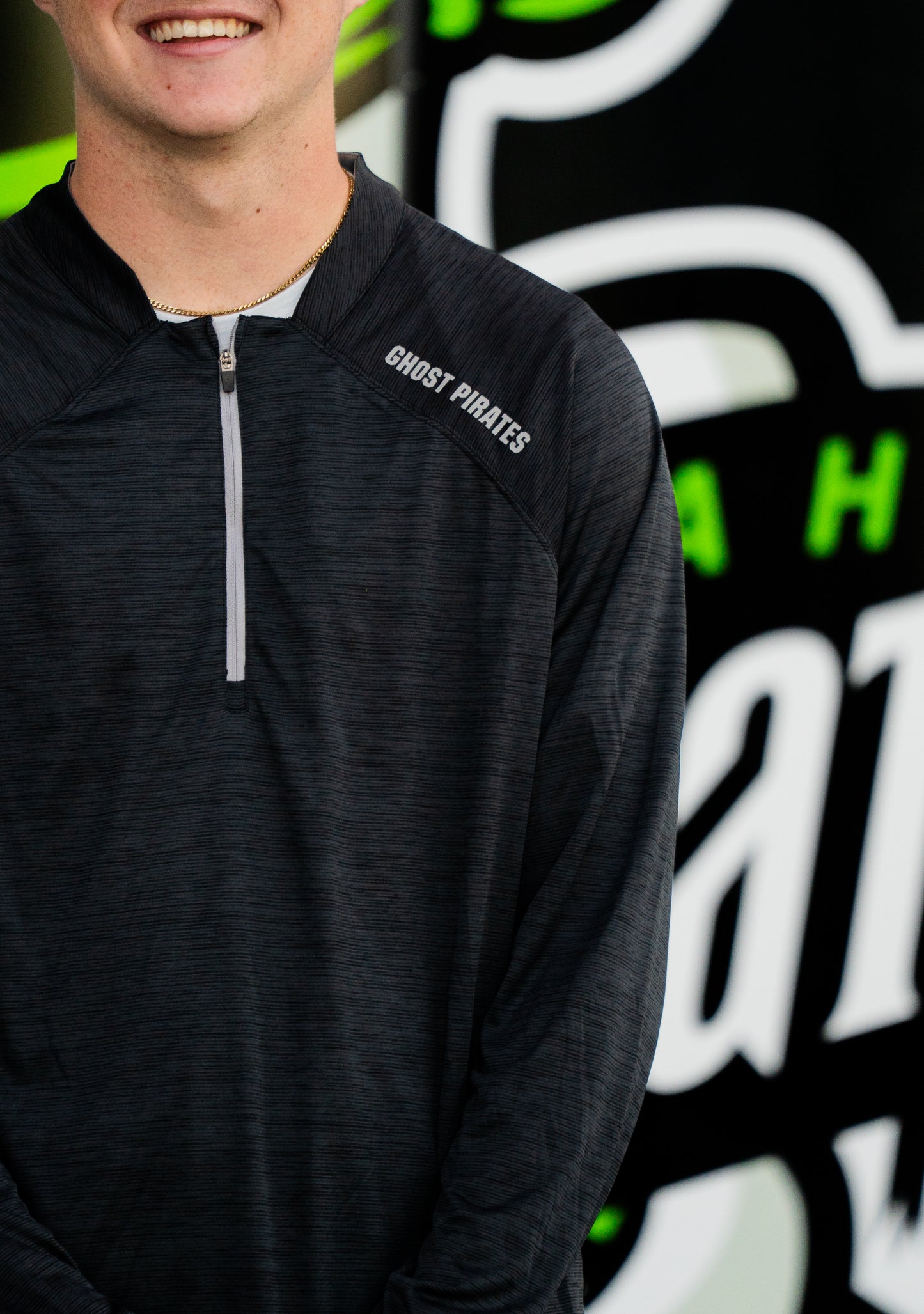 Savannah Ghost Pirates Colosseum Theoretical 1/4 Zip Windshirt