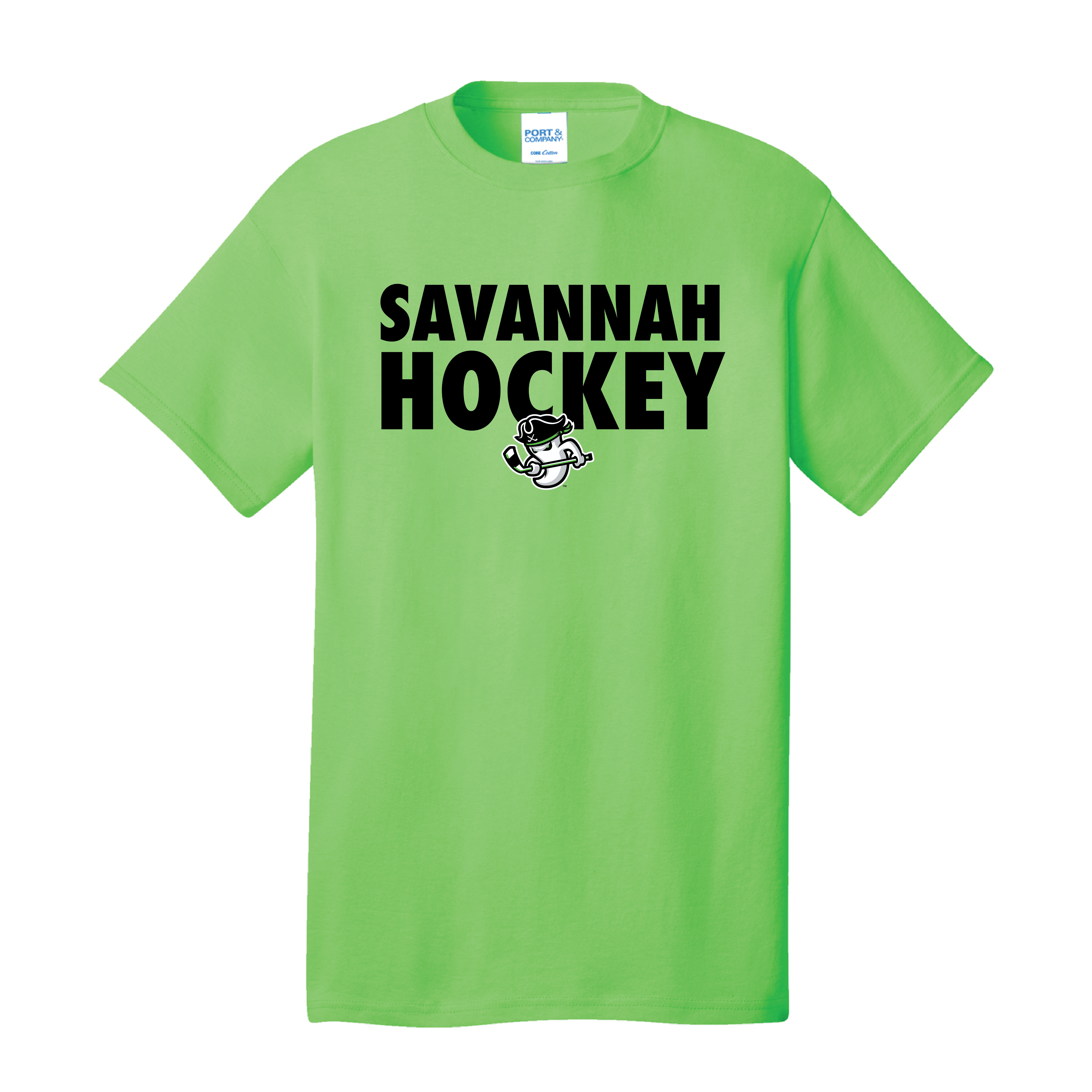 Savannah Ghost Pirates Lime Savannah Hockey T-Shirt