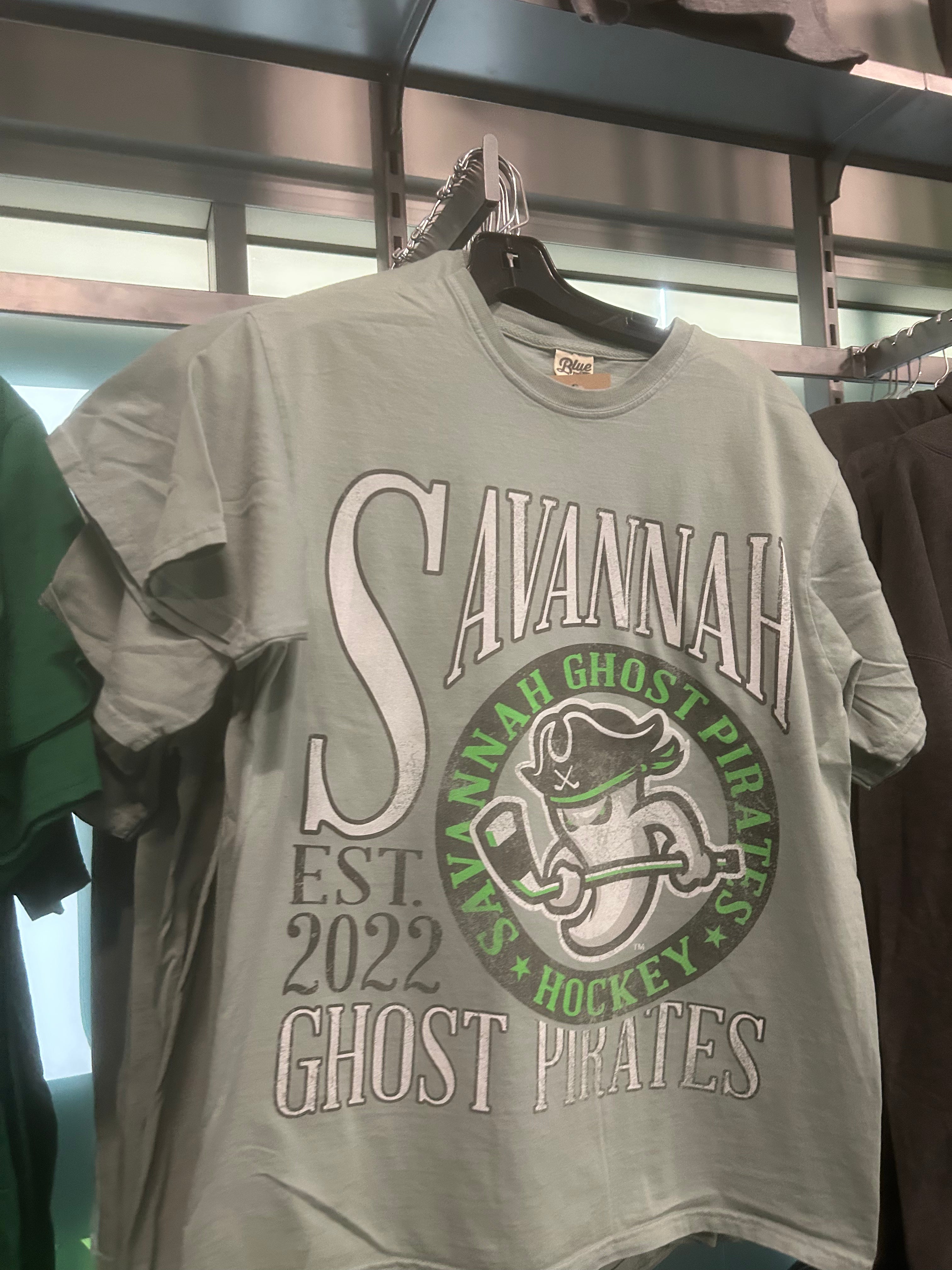 Savannah Ghost Pirates Blue84 90's Green Tee