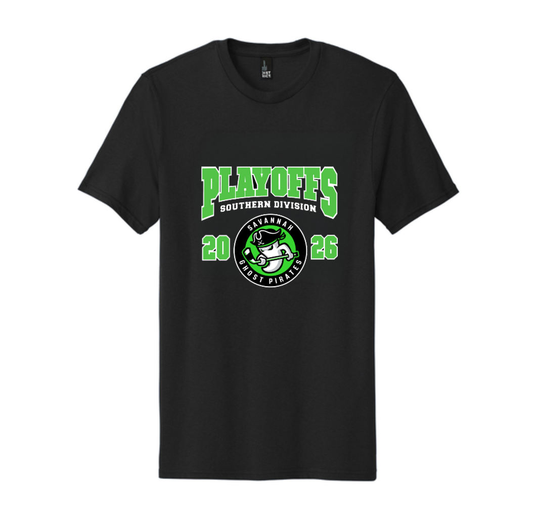 Ghost Pirates 2026 Black Playoff T-Shirt