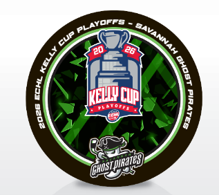 Ghost Pirates 2026 Playoffs Puck