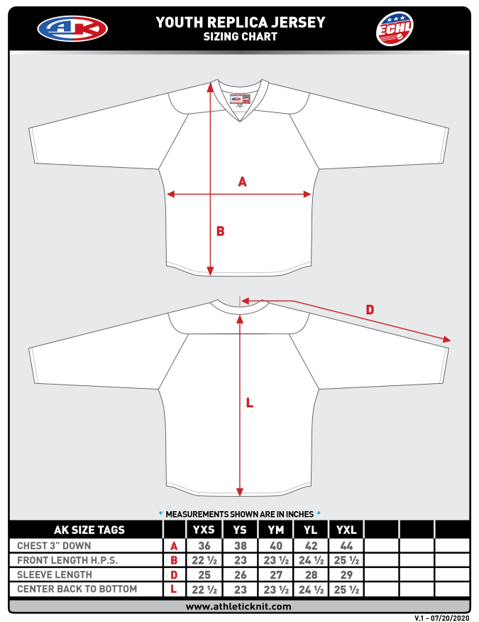 Ghost Pirates Athletic Knit Youth Military Appreciation Jersey