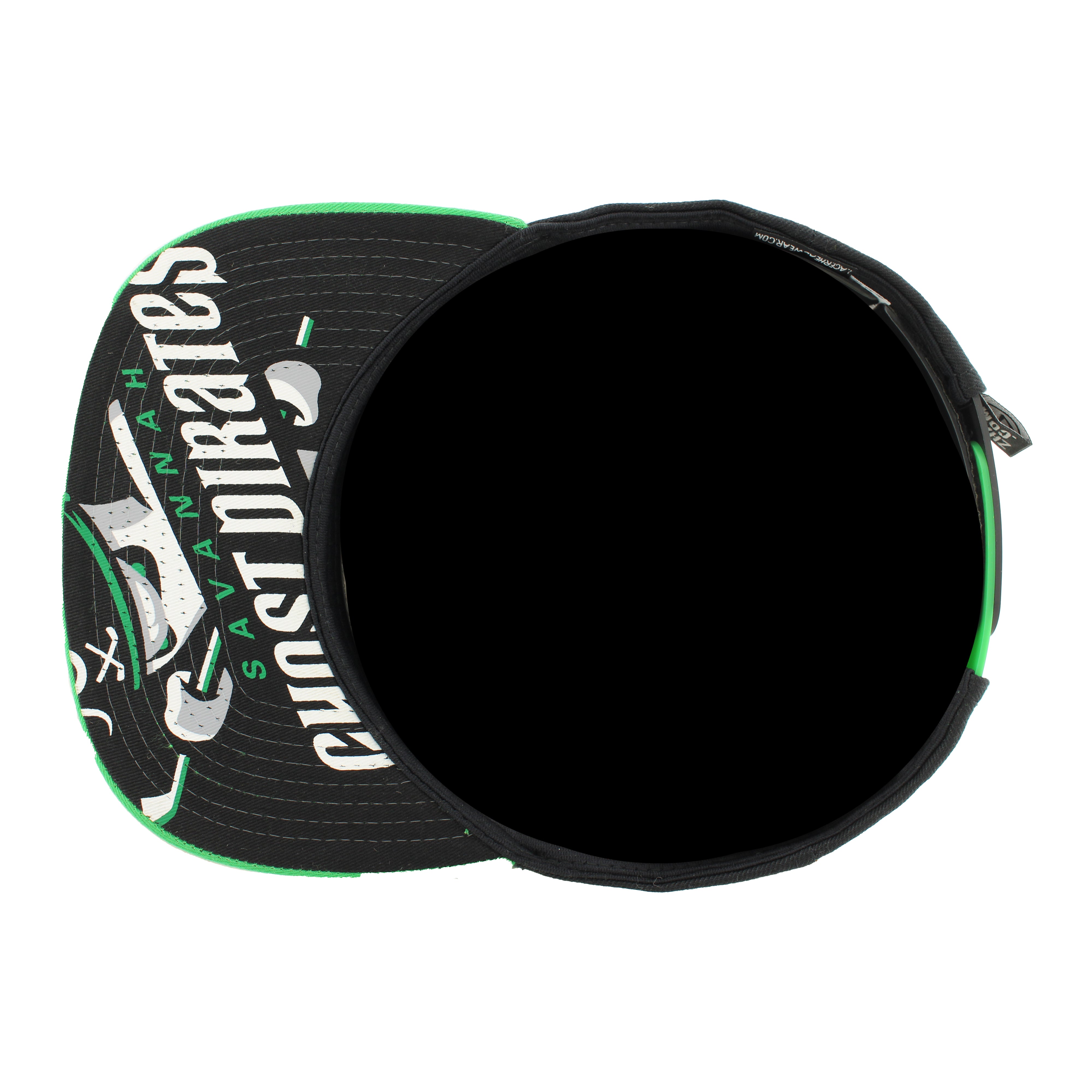 Savannah Ghost Pirates ZClassic Black/Nuc Green Lacer Locker Room Hat