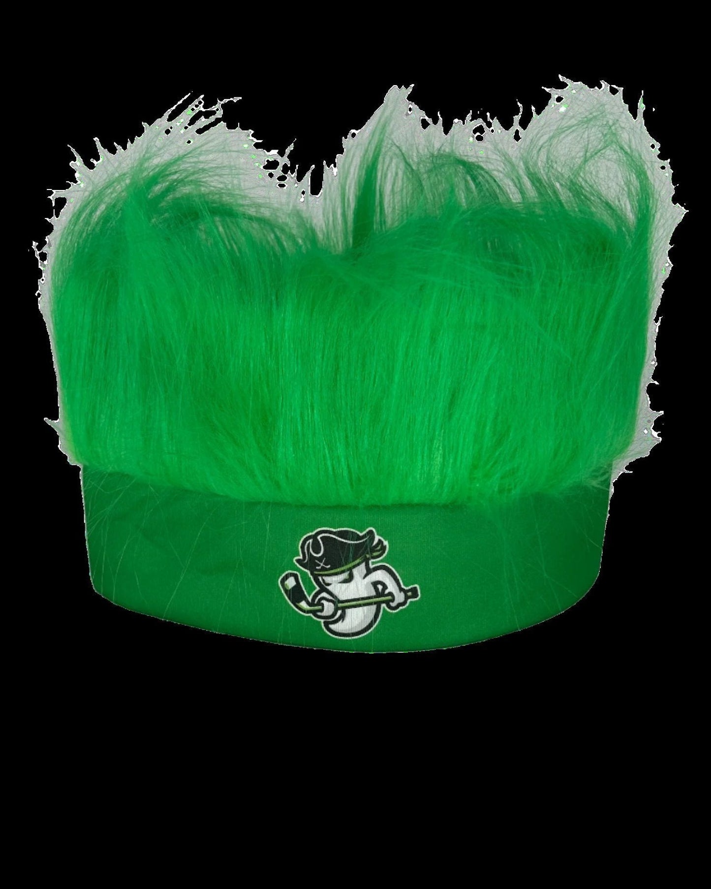 Savannah Ghost Pirates Green Crazy Hair Headband