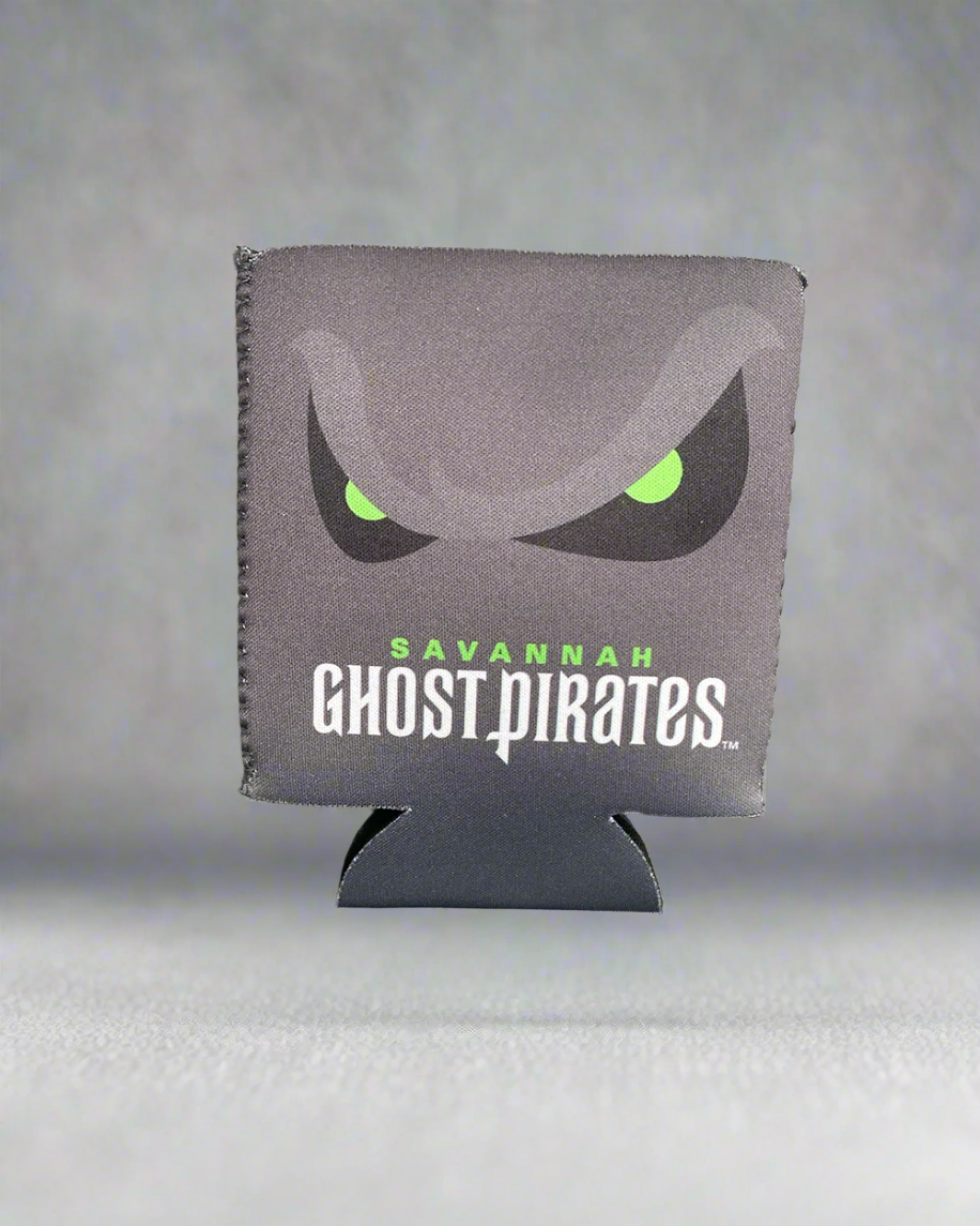 Ghost Pirates Eyes Logo Koozie