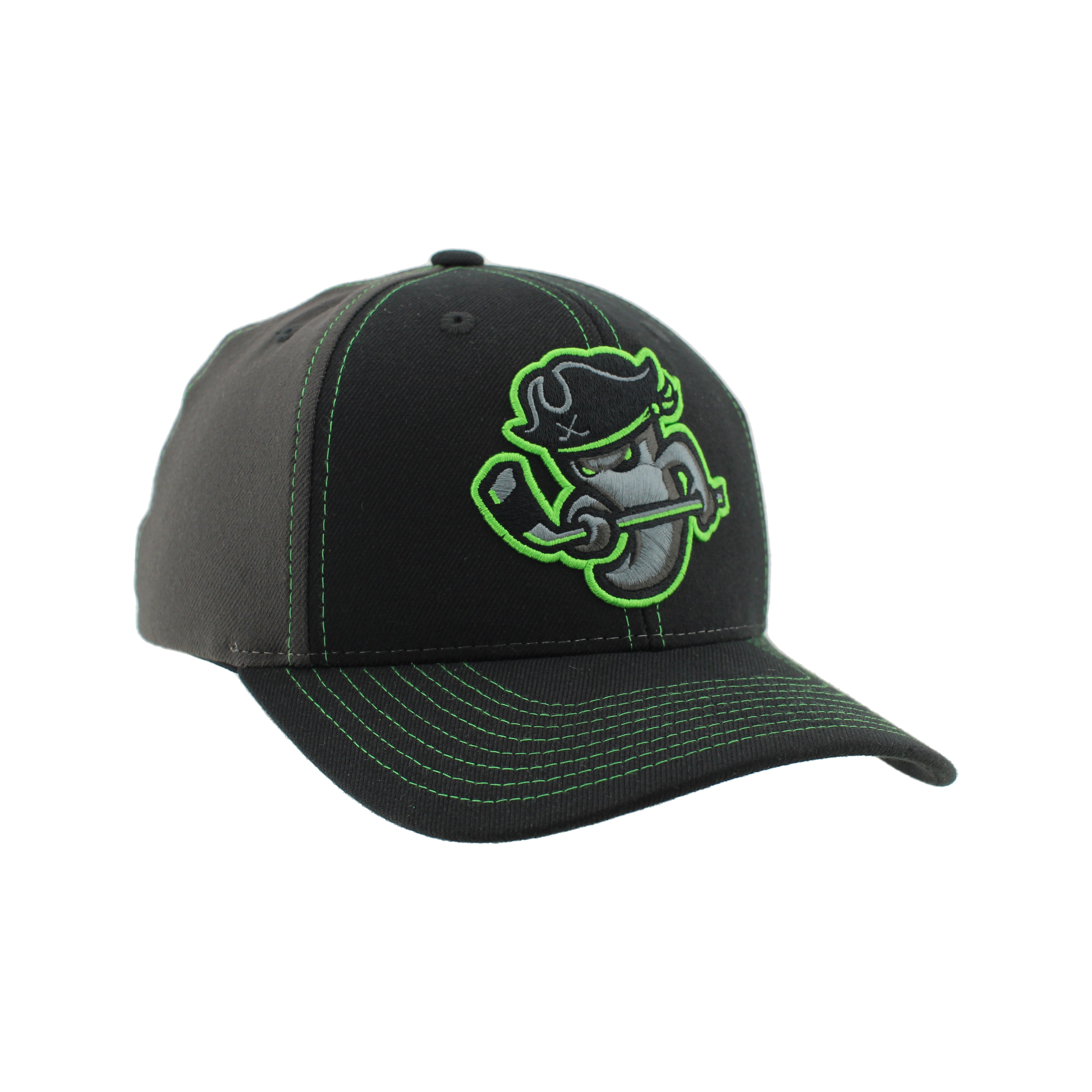 Savannah Ghost Pirates Z310 ZH Black/ Nuc Green Element Hat