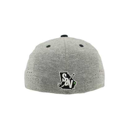 Savannah Ghost Pirates Action Black/Lt Heather Grey Hat