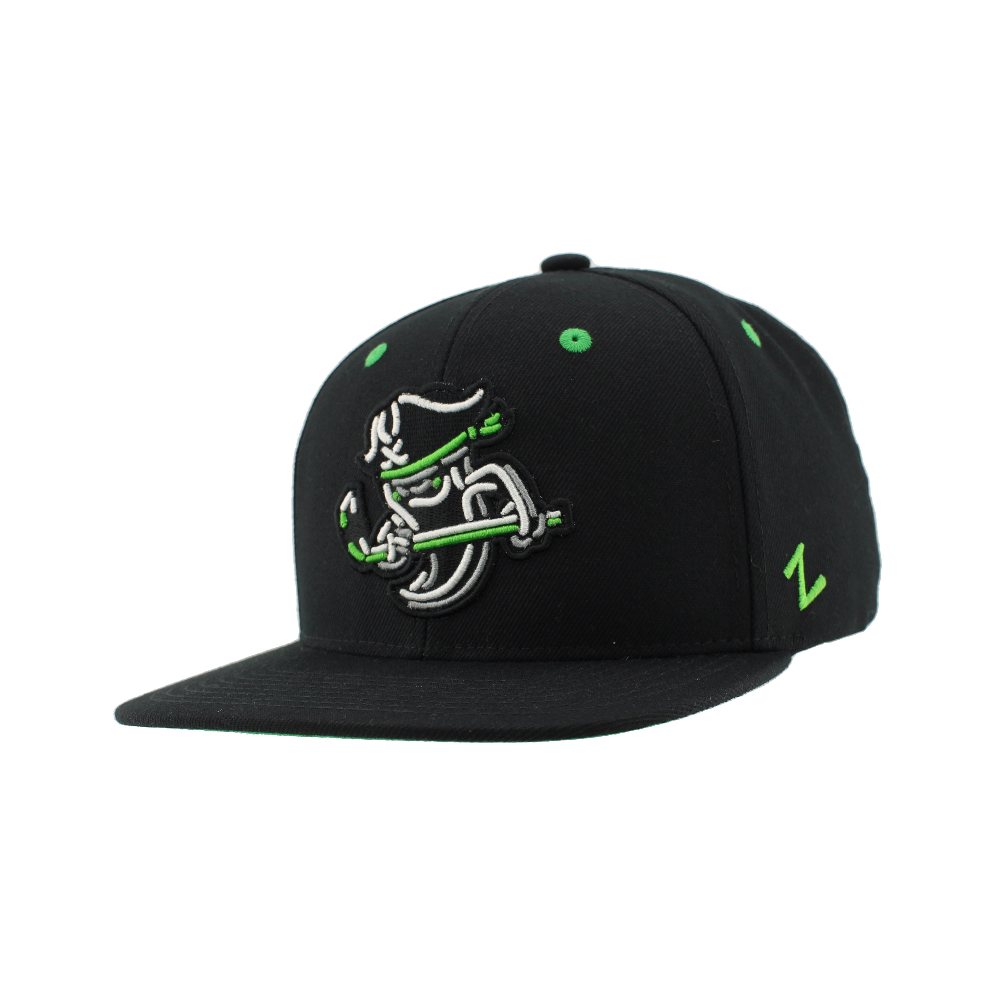 Savannah Ghost Pirates Z11 Black Openlate Hat