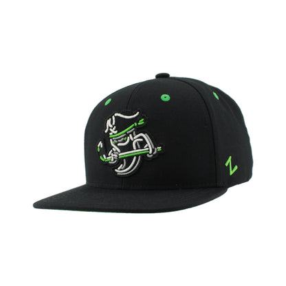 Savannah Ghost Pirates Z11 Black Openlate Hat