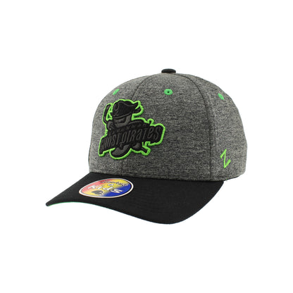 Ghost Pirates Youth Heathered Grey Glow Logo Hat