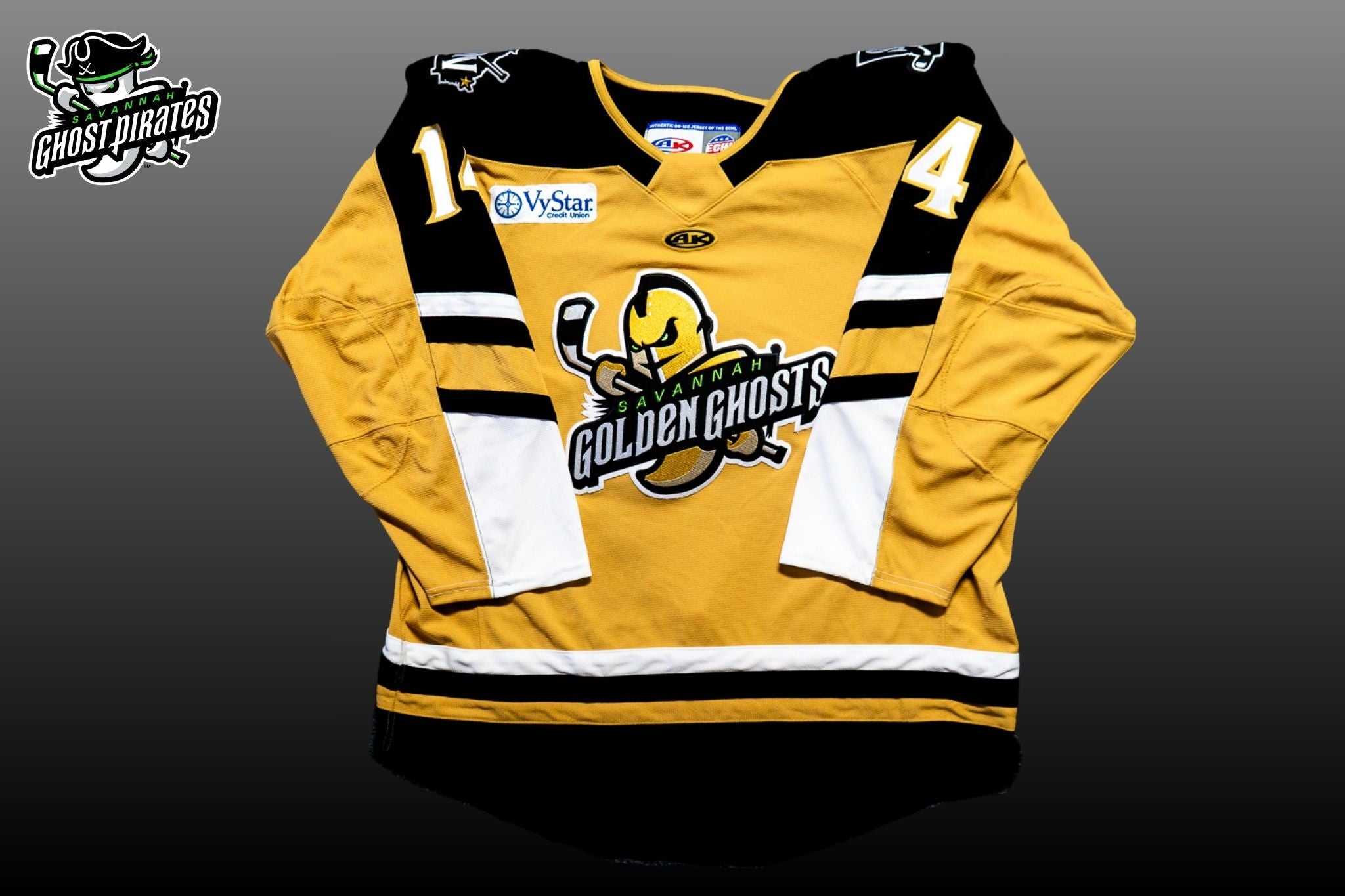 #14 Authentic Golden Ghost Jersey (Size 56)