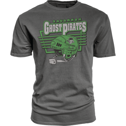 Ghost Pirates Grey Split Helmet T-Shirt