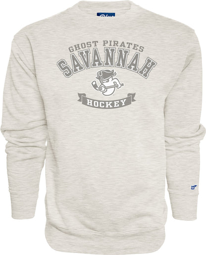 Savannah Ghost Pirates Oatmeal Entry Level Crewneck