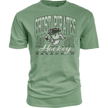 Ghost Pirates Green Kicking It Soft T-Shirt