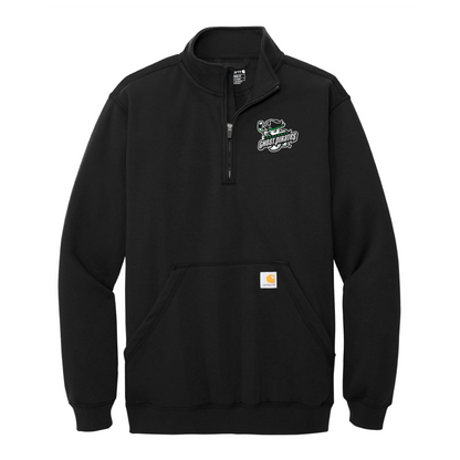 Ghost Pirates Carhartt Black Midweight 1/4-Zip Sweatshirt