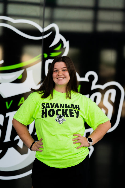 Savannah Ghost Pirates Lime Savannah Hockey T-Shirt