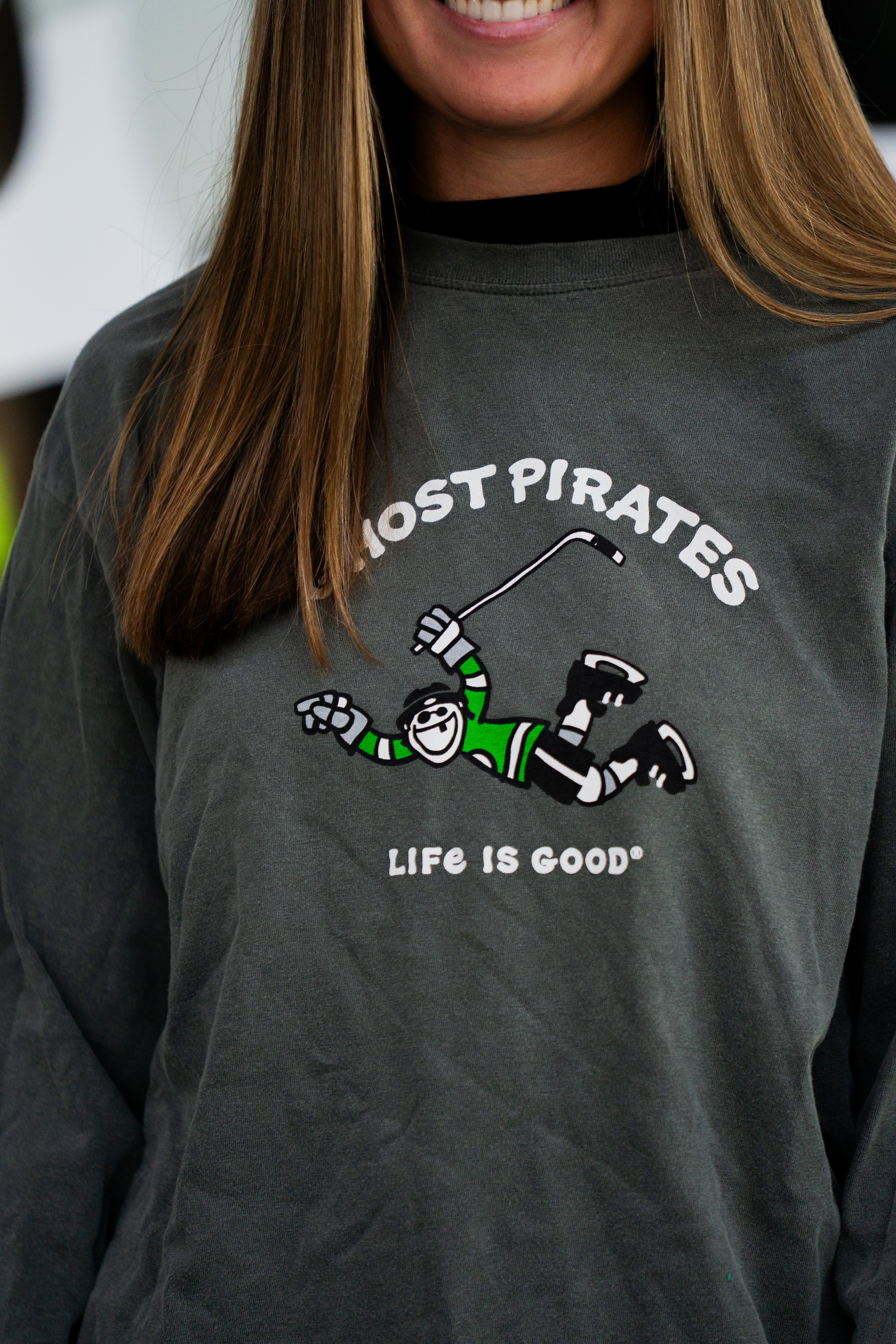 Ghost Pirates Life is Good Long Sleeve T-Shirt
