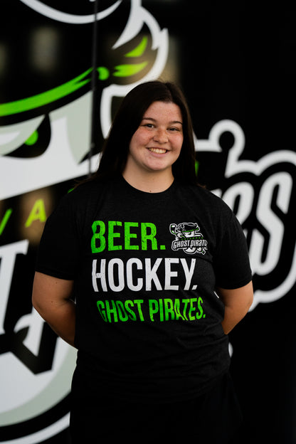 Savannah Ghost Pirates Beer Hockey Tee