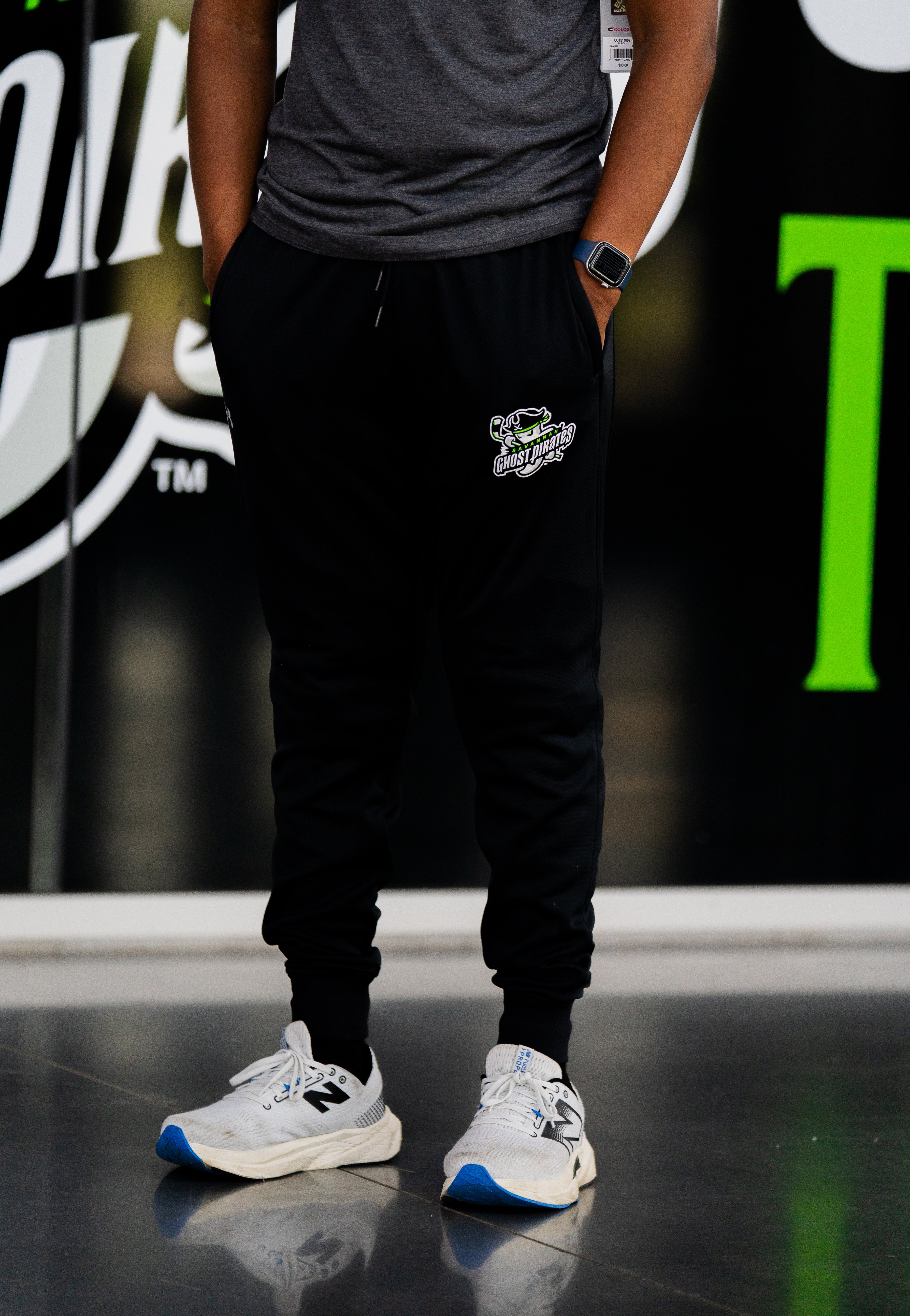 Ghost Pirates Black Under Armour Joggers