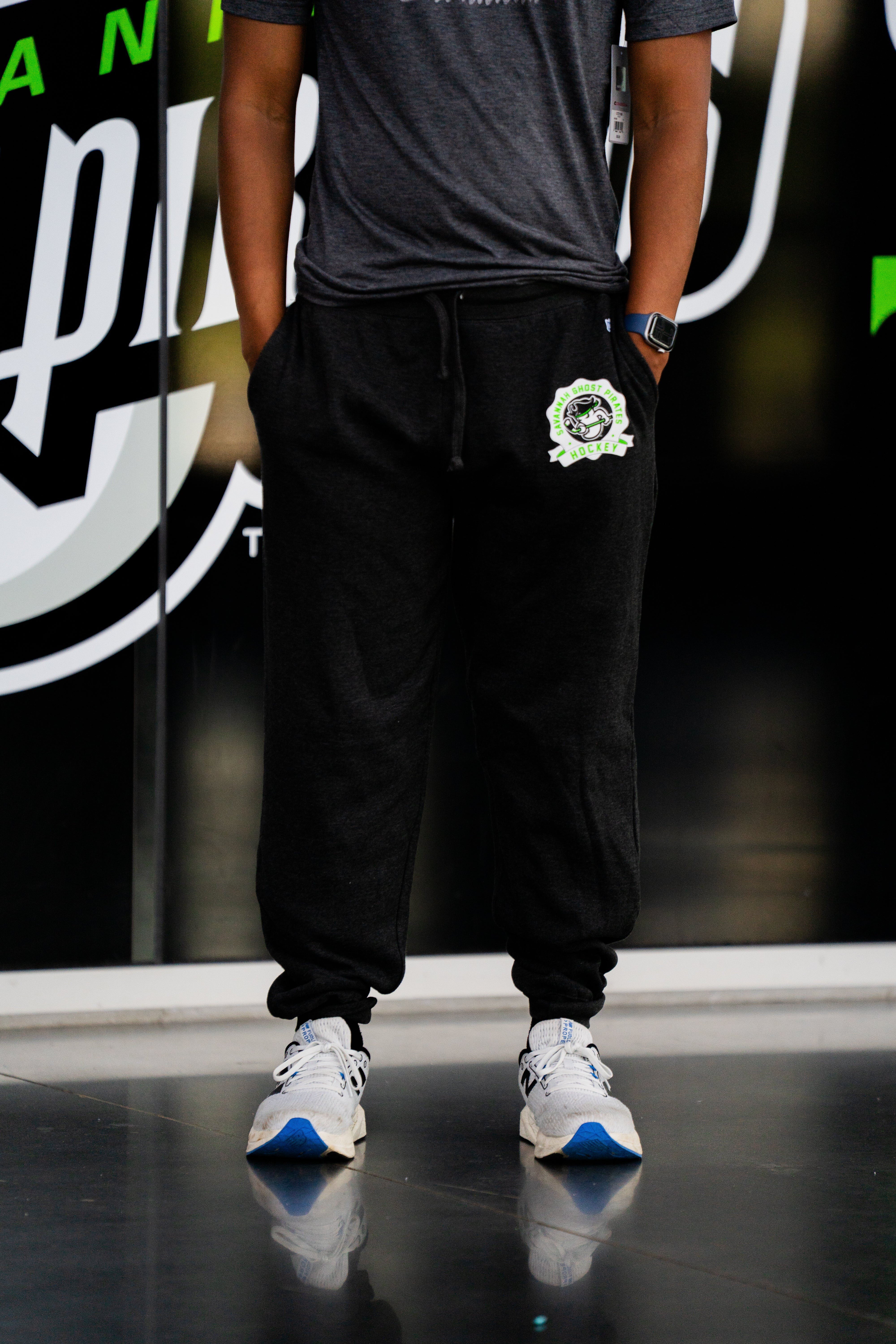 Ghost Pirates Blue 84 Charcoal Joggers