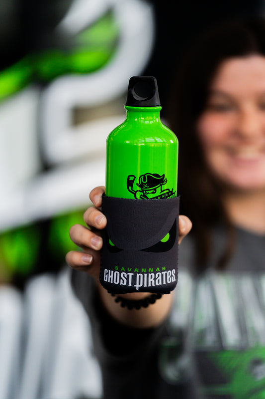 Ghost Pirates Eyes Logo Koozie