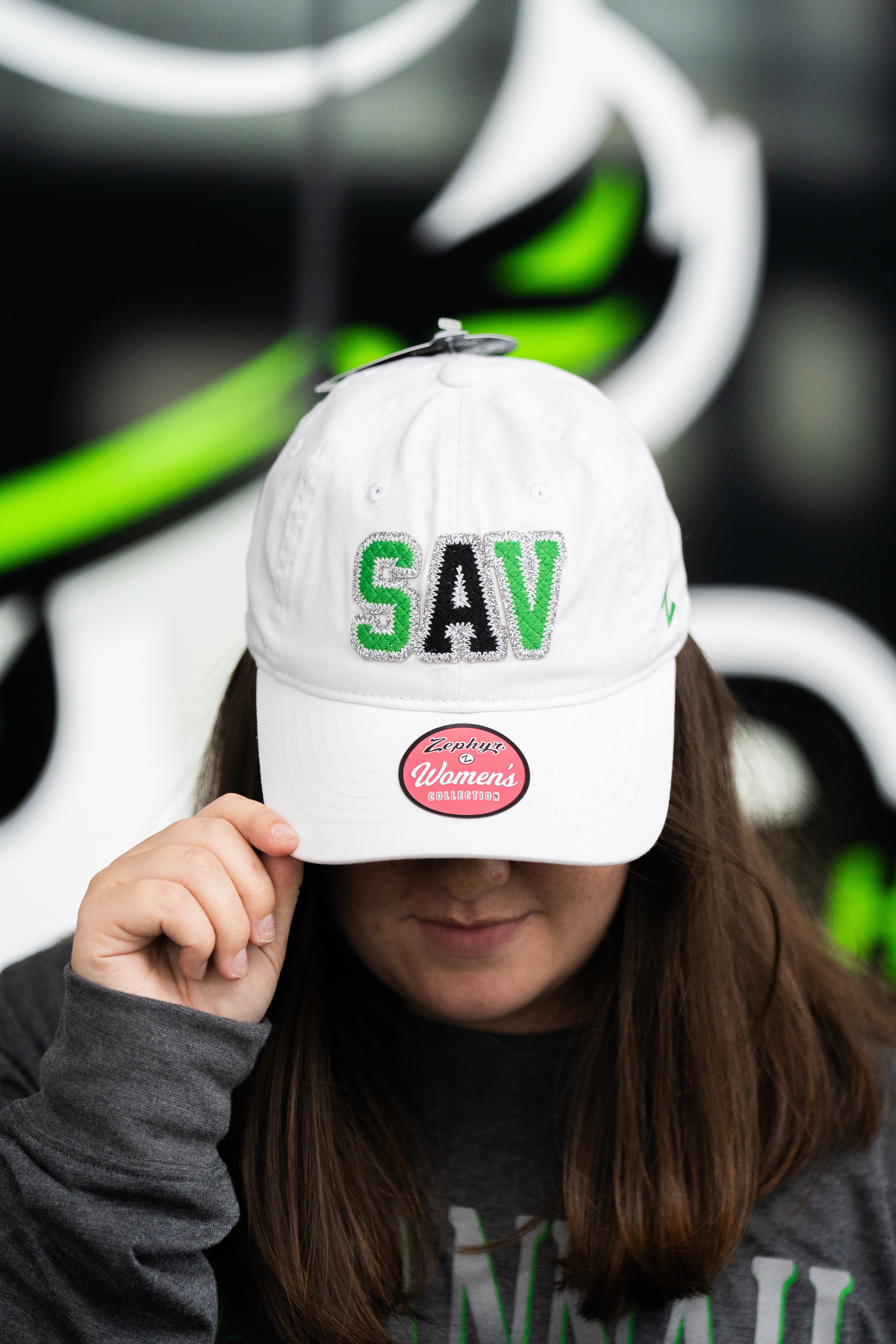 Savannah Ghost Pirates Girlfriend White Zeal CTN Hat