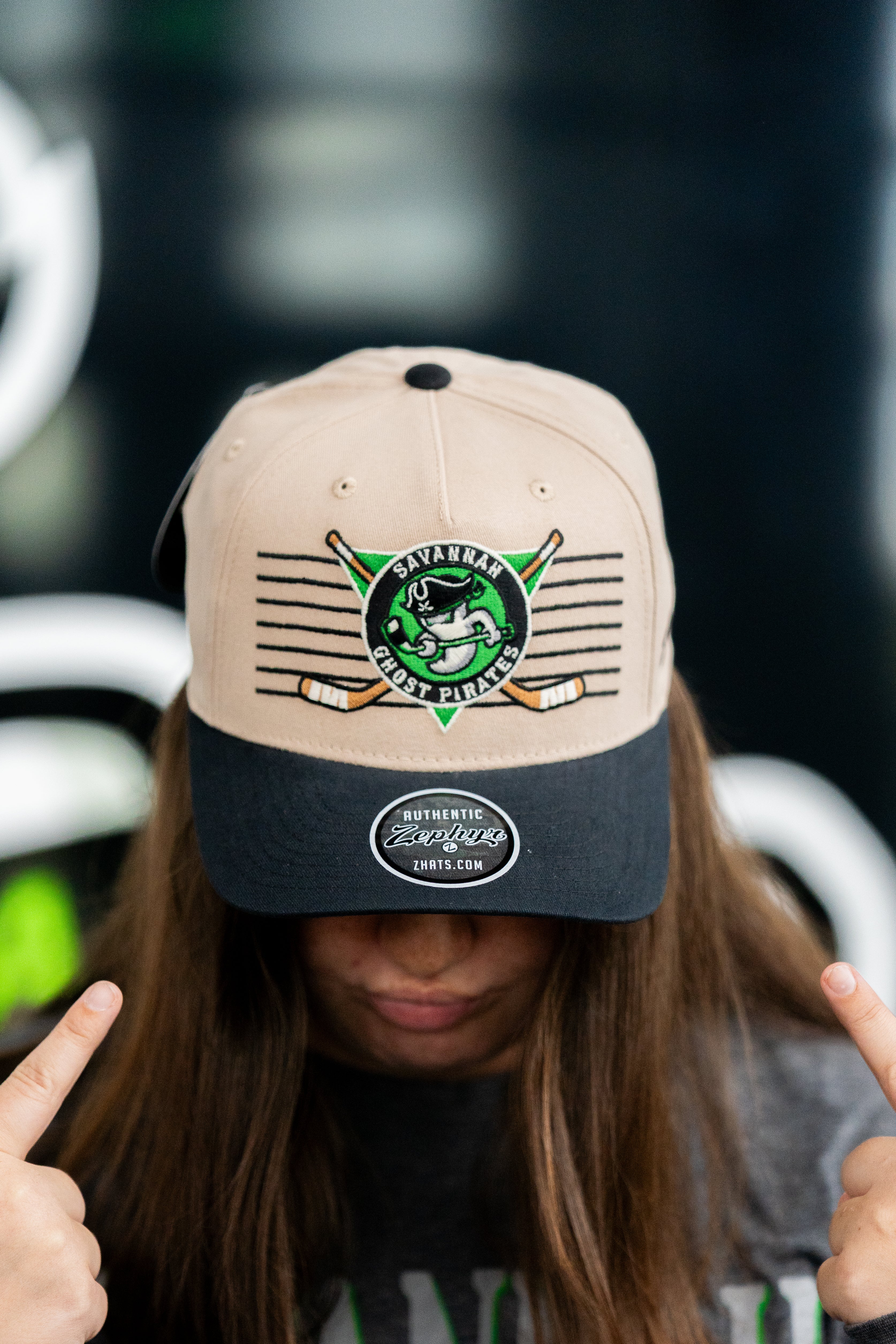 Savannah Ghost Pirates Tier 2 Z315 Dark Stone/Black Boneyard Hat